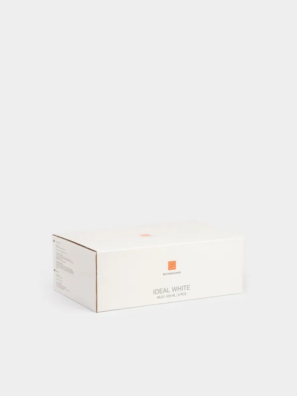 Саптыаяқ, 450 мл, 6 дана, F фарфоры, ақ, Ideal white, image-7