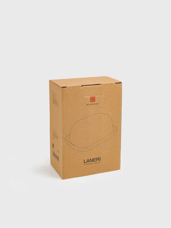 Май ыдысы, 18 см, керамика, тікбұрышты, сарғылт-қоңыр, Laneri, image-4
