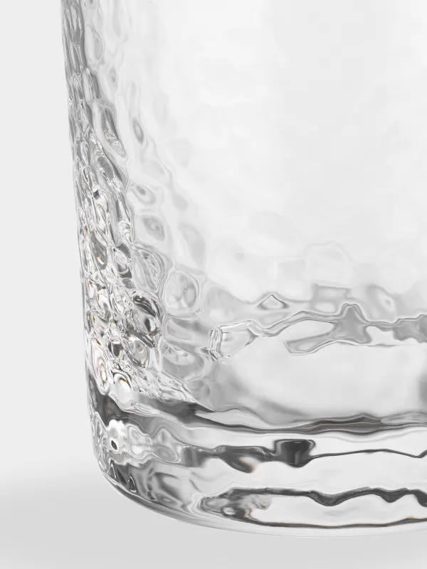 Стакан для виски, 300 мл, с серебристым кантом, Ripply Silver, image-3