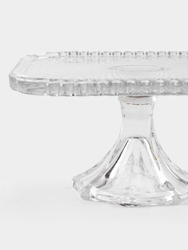 Аяқтағы табақша, 20х10 см, шыны, шаршы, Naiad, image-2