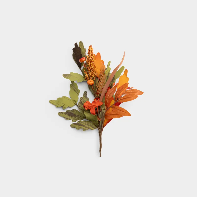 Ветка декоративная, 30 см, пластик/пенопласт, Осенняя композиция, Forest symphony decor