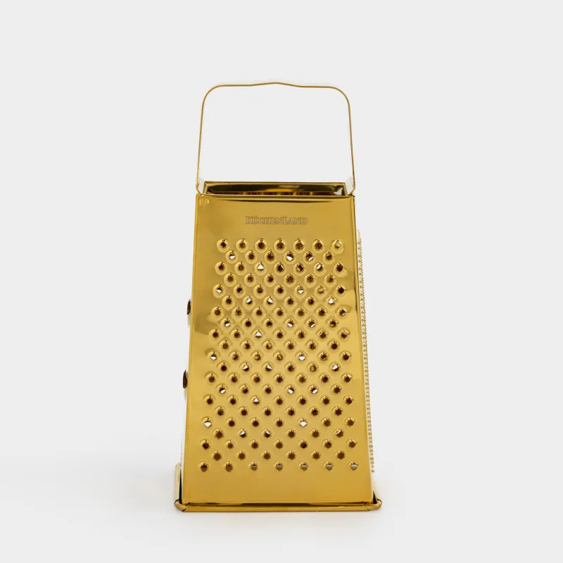 Үккіш, 18 см, төрт қырлы, болат, алтын, Classic gold
