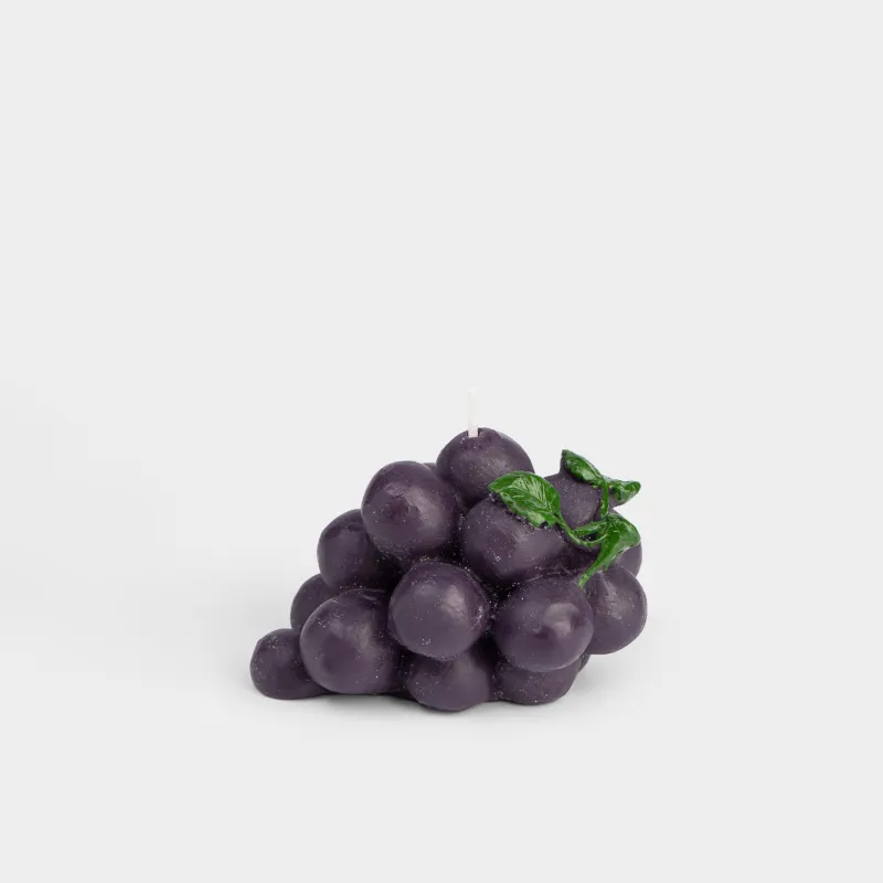 Шам, 9x5 см, күлгін, Жүзім, Fruit shape
