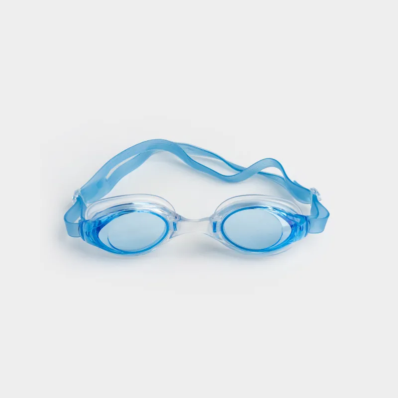 Жүзуге арналған көзілдірік, қорапта, пластик/резеңке, көк, Swim