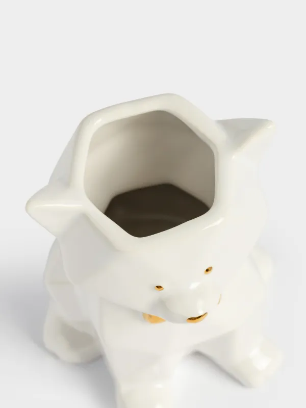 Стакан для ванной комнаты, 14 см, Кот, Art modern, image-3