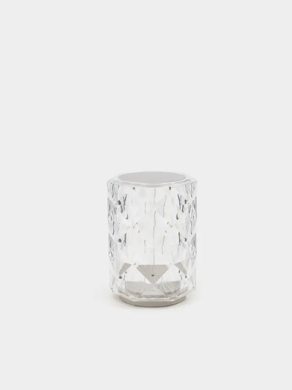 Сенсорлық шам, 13 см, сымсыз, пластик / металл, Ромб, Rhombus, image-0