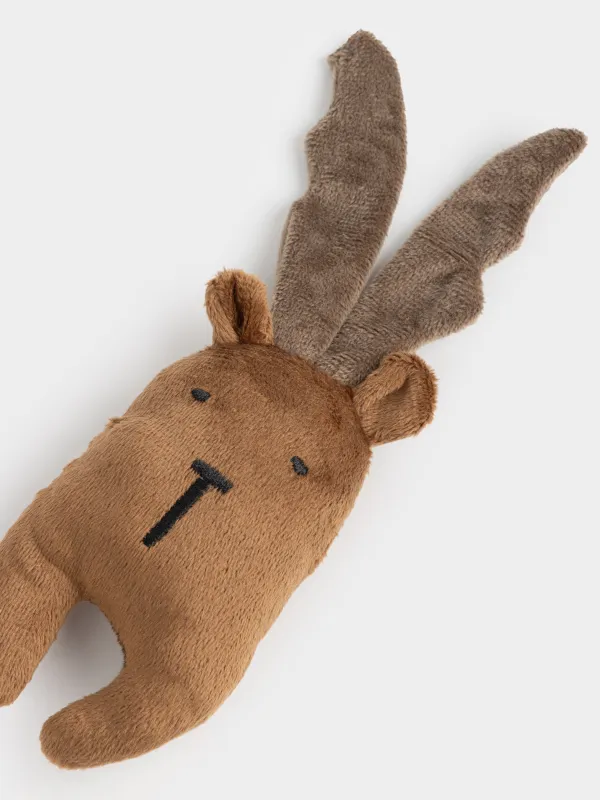 Игрушка для собак, с пищалкой, коричневая, Frisky pet, image-1