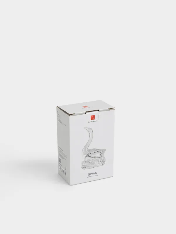 Мүсінше, 12 см, шыны, Аққу, Swan, image-4