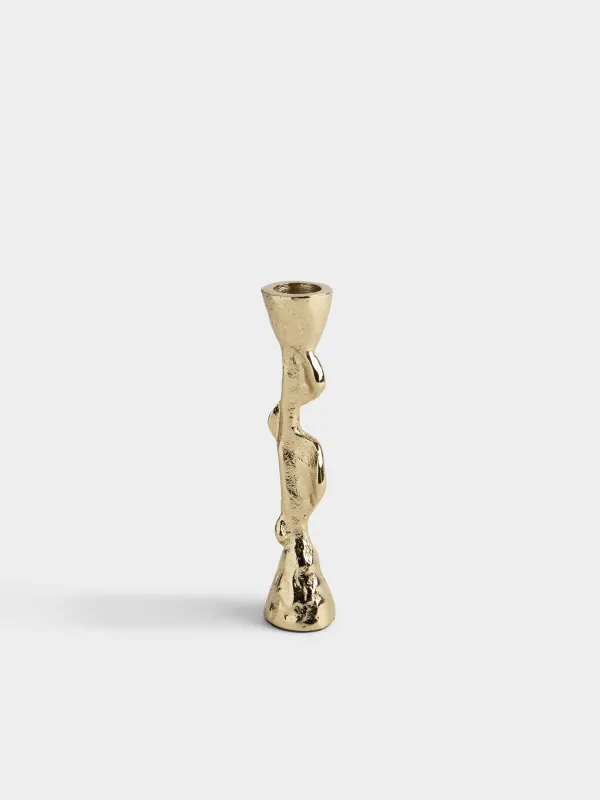 Подсвечник, 17 см, для тонкой свечи, Fantastic gold, image-3