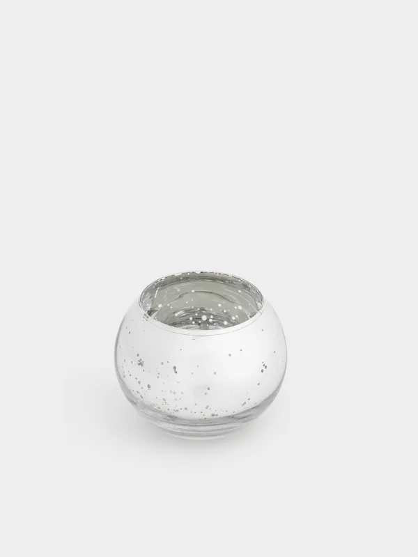 Шай шамы, 4 см, 4 дана, шам ұстағышы бар, шыны, шампан, Patina, image-1