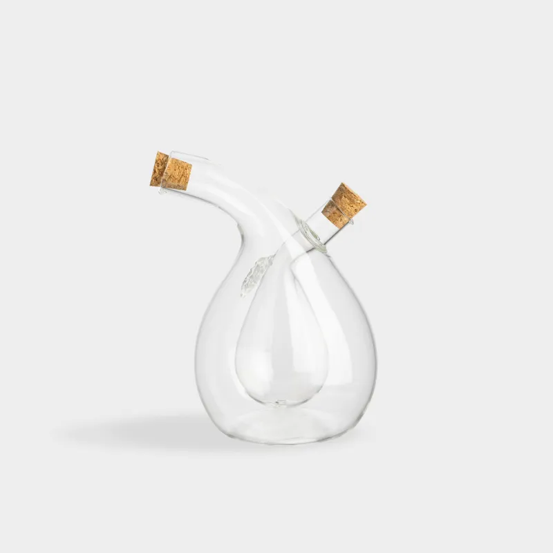 Май мен сірке суына арналған ыдыс, 450/80 мл, шыны Б/тығын, алмұрт, Comfort shape