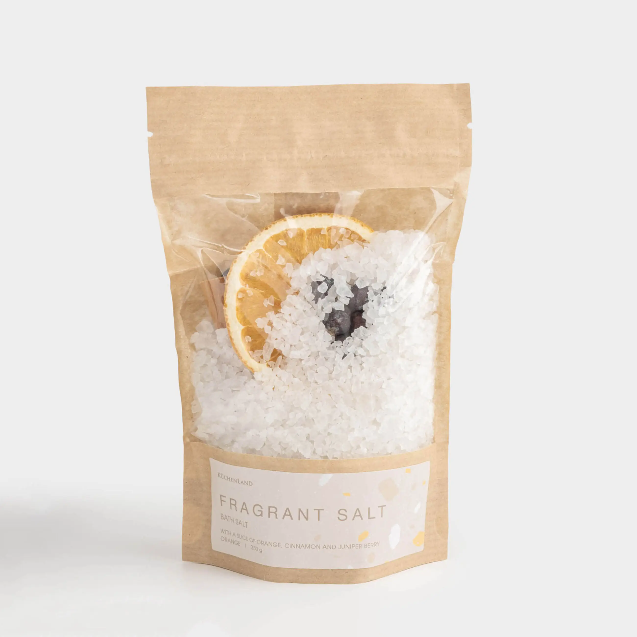 Ваннаға арналған тұз, 350 гр, ақ, Апельсин, Fragrant salt