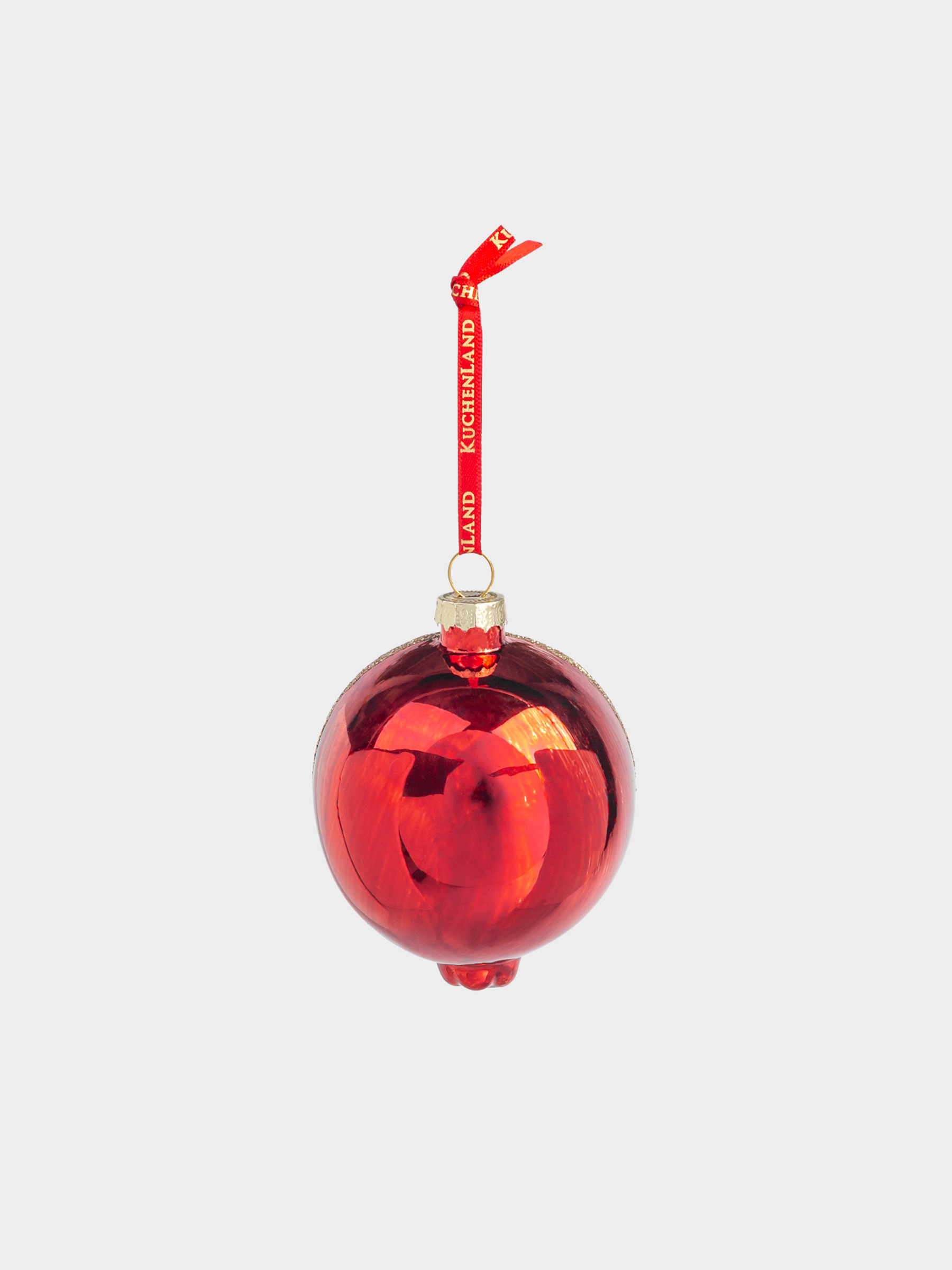 Шырша ойыншығы, 7 см, шыны, жылтырақтары бар, қызыл, Анар, Fruits, image-4