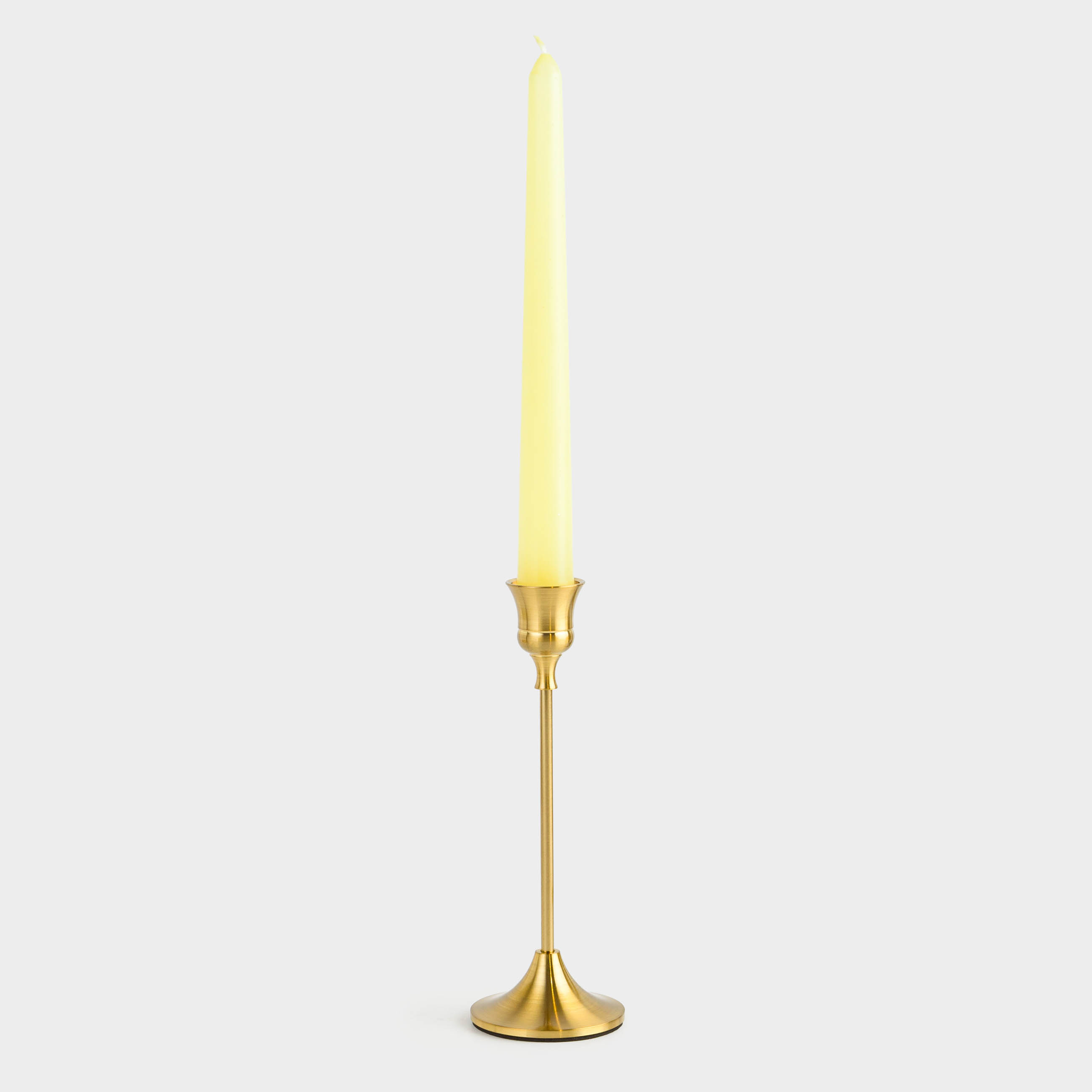 Подсвечник, 19 см, для тонкой свечи, на ножке, металл, золотистый, Fantastic gold, image-5