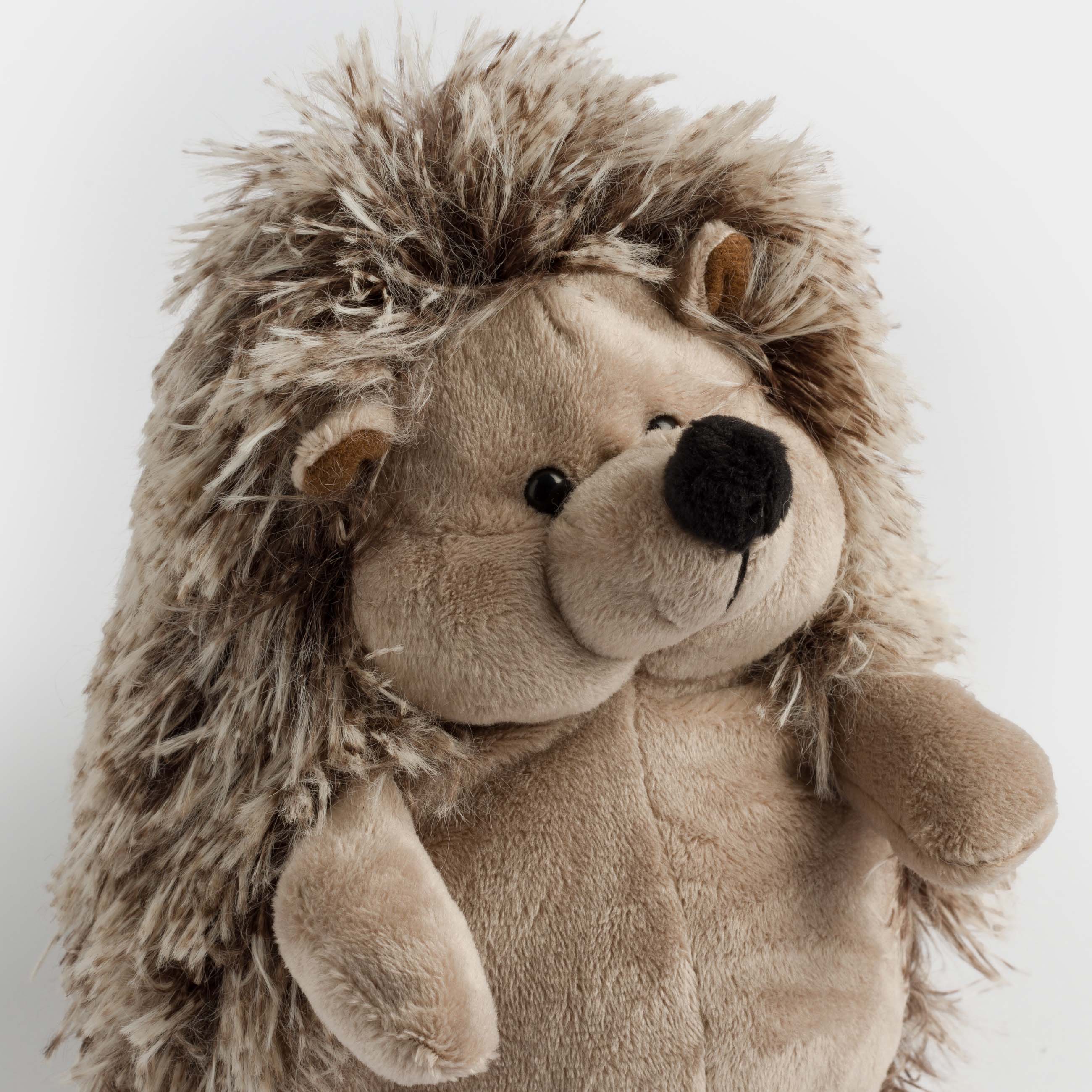 Игрушка, 16 см, мягкая, полиэстер, коричневая, Ежик, Forest animals , image-2