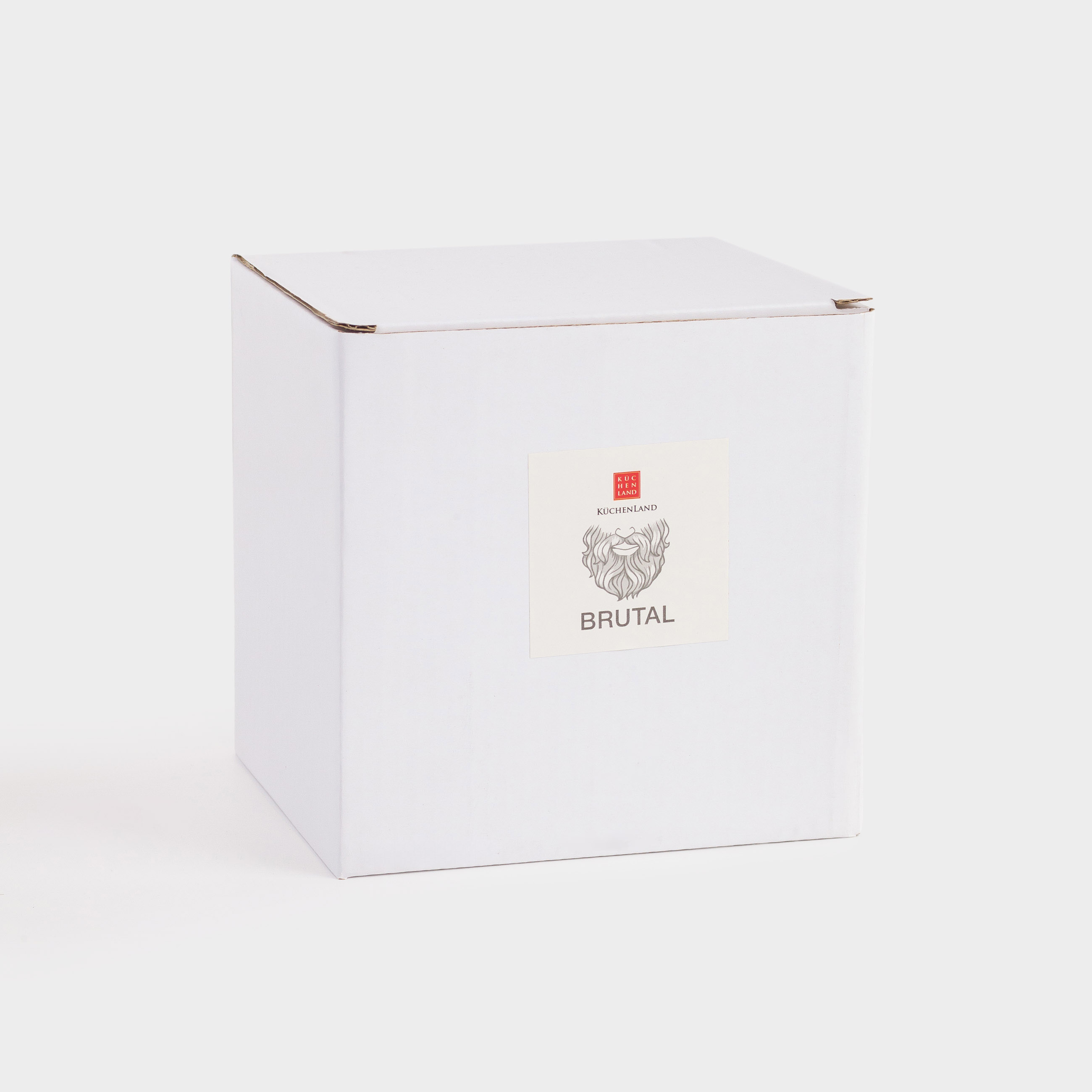 Саптыаяқ, 450 мл, керамика, сұр, Сақалды адам, Brutal, image-4