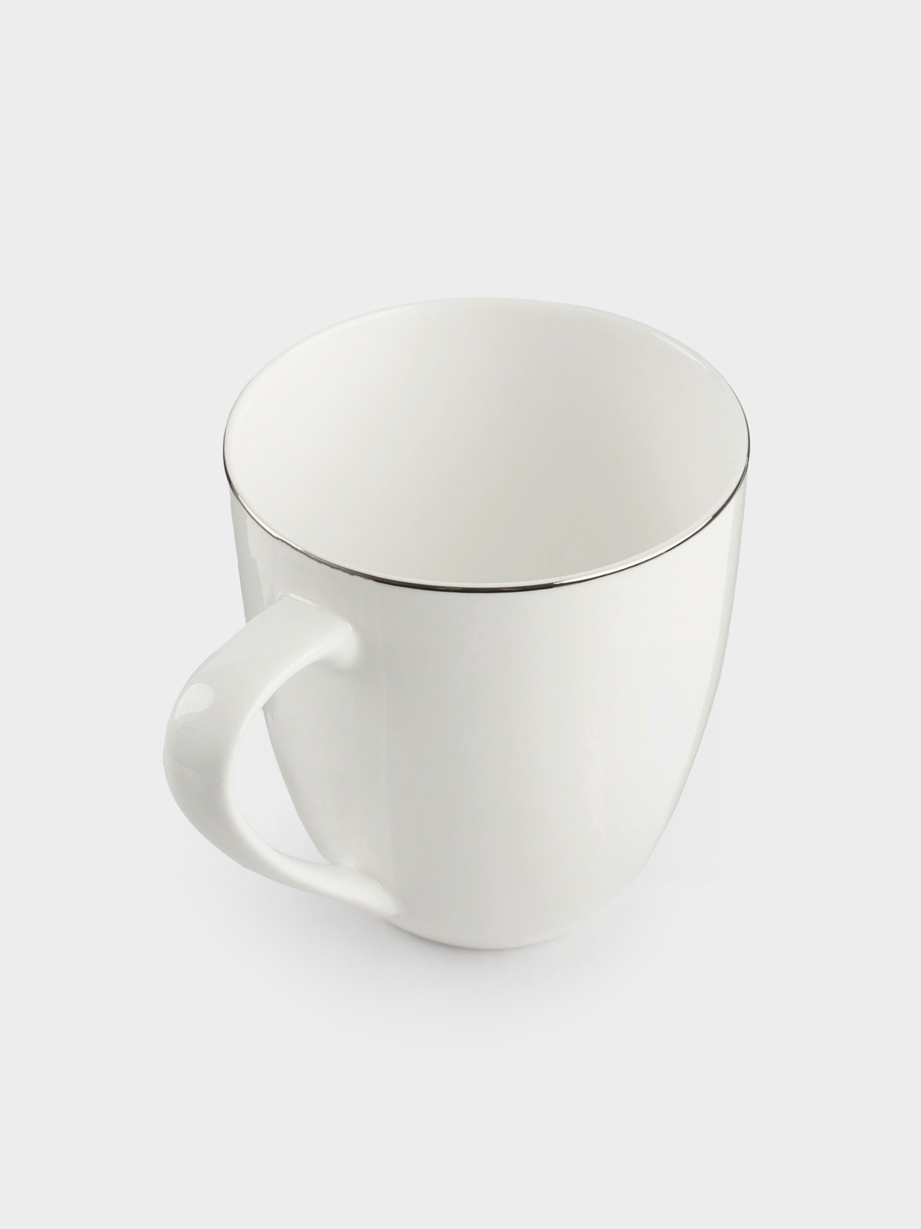 Шыныаяқ, 450 мл, 2 дана, фарфор F, ақ, Ideal silver, image-3