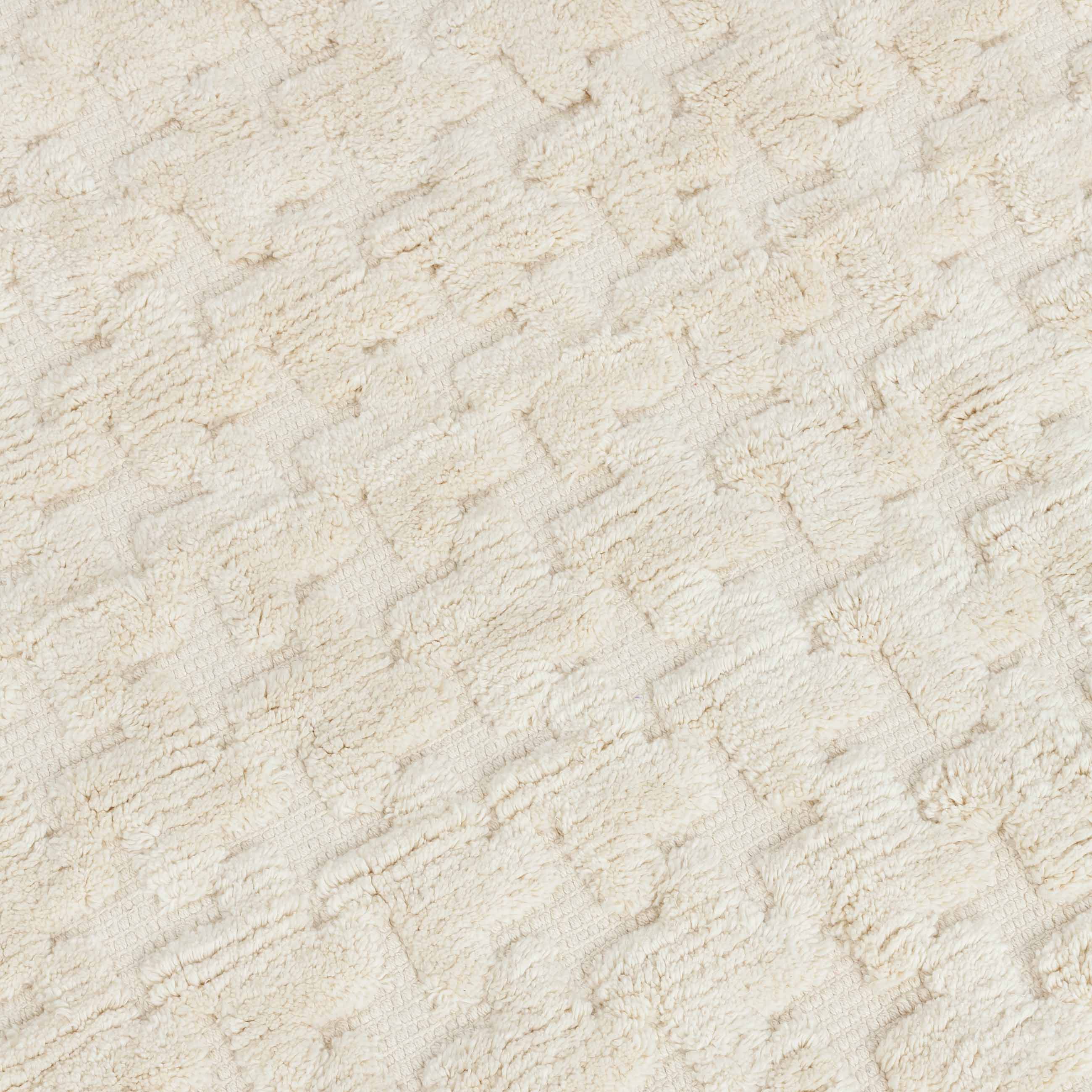 Коврик, 50х80 см, с бахромой, хлопок, песочный, Textured, image-6