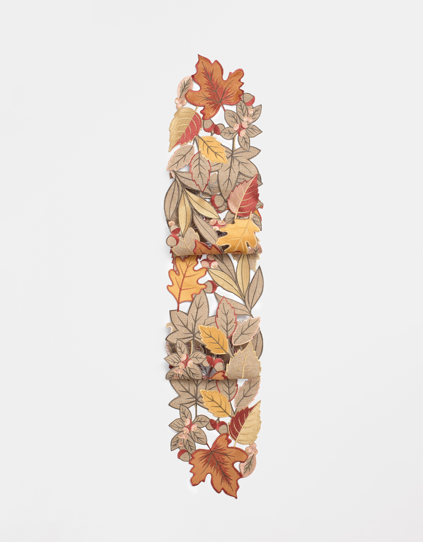 Дорожка настольная, 20х160 см, полиэстер, песочная, Осенние листья, Autumn leaf, image-0