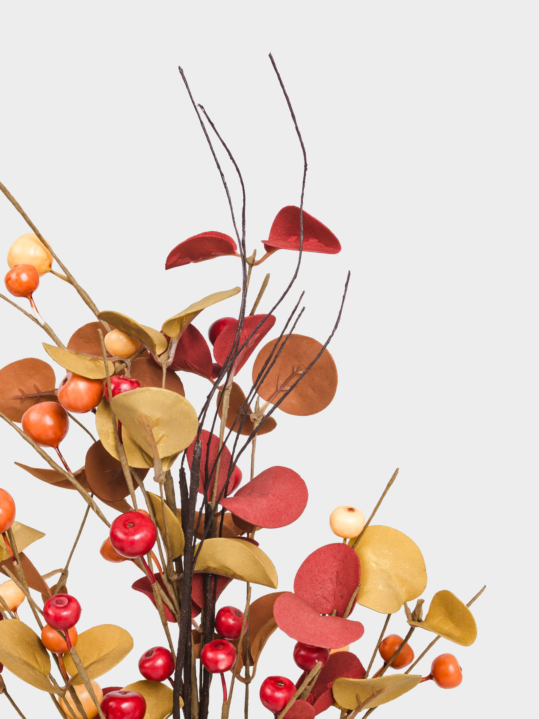 Сәндік бұтақ, 84 см, пластик/қағаз, Күзгі жидектер, Forest symphony decor, image-3