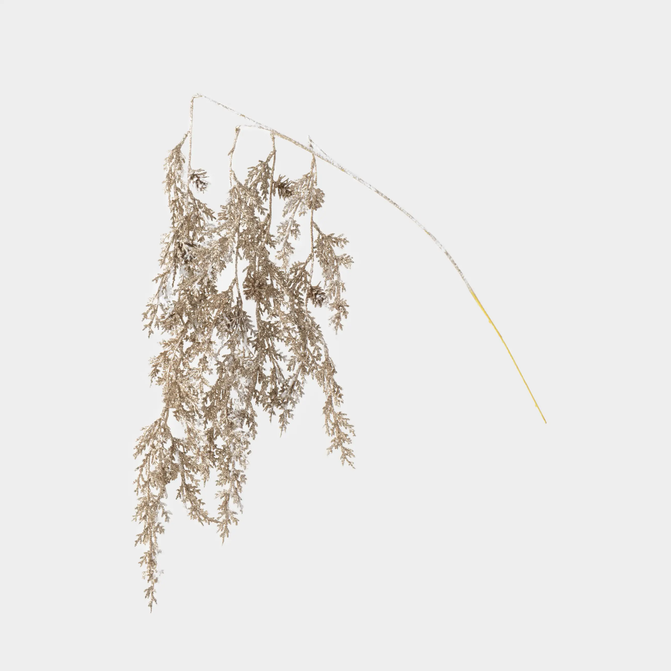 Сәндік бұтақ, 60 см, пластик/металл, Алтын шырша, Conifer champagne