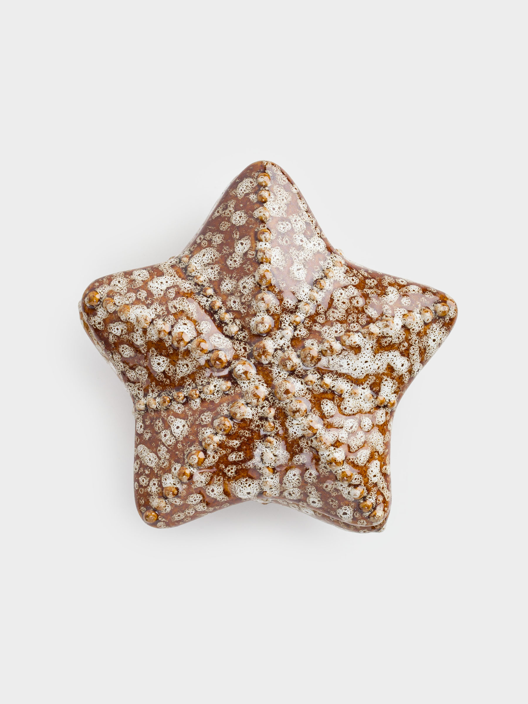 Шкатулка для украшений, 13х6 см, керамика, коричневая, Звезда, Seaside, image-2