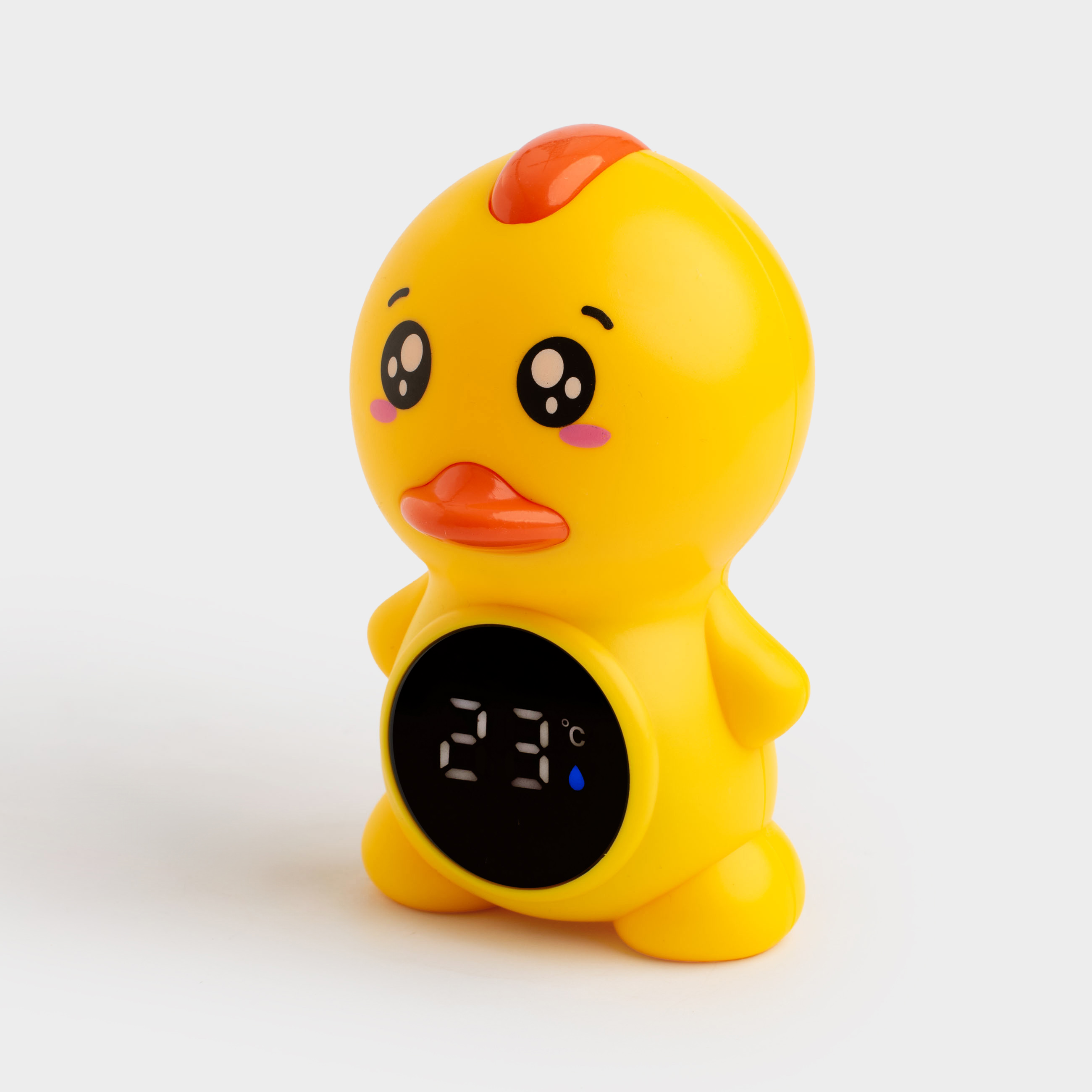 Термометр для ванны, 12 см, электронный, пластик, желтый, Утенок, Duck yellow, image-3