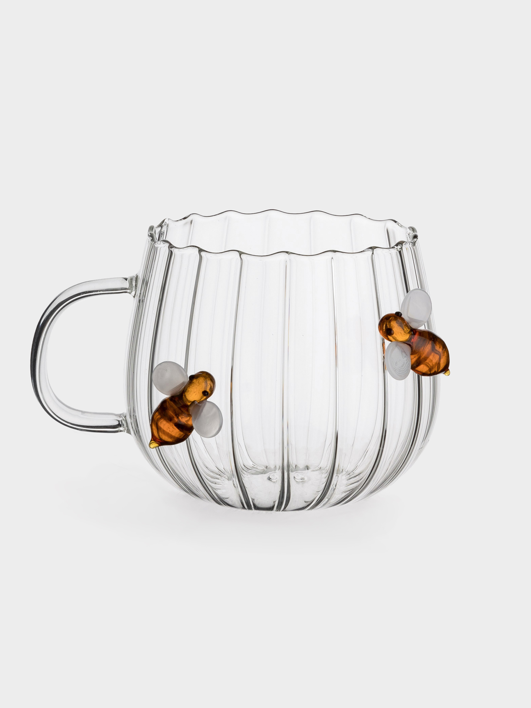 Кружка, 400 мл, стекло Б, Пчелы, Camellia decor, image-0