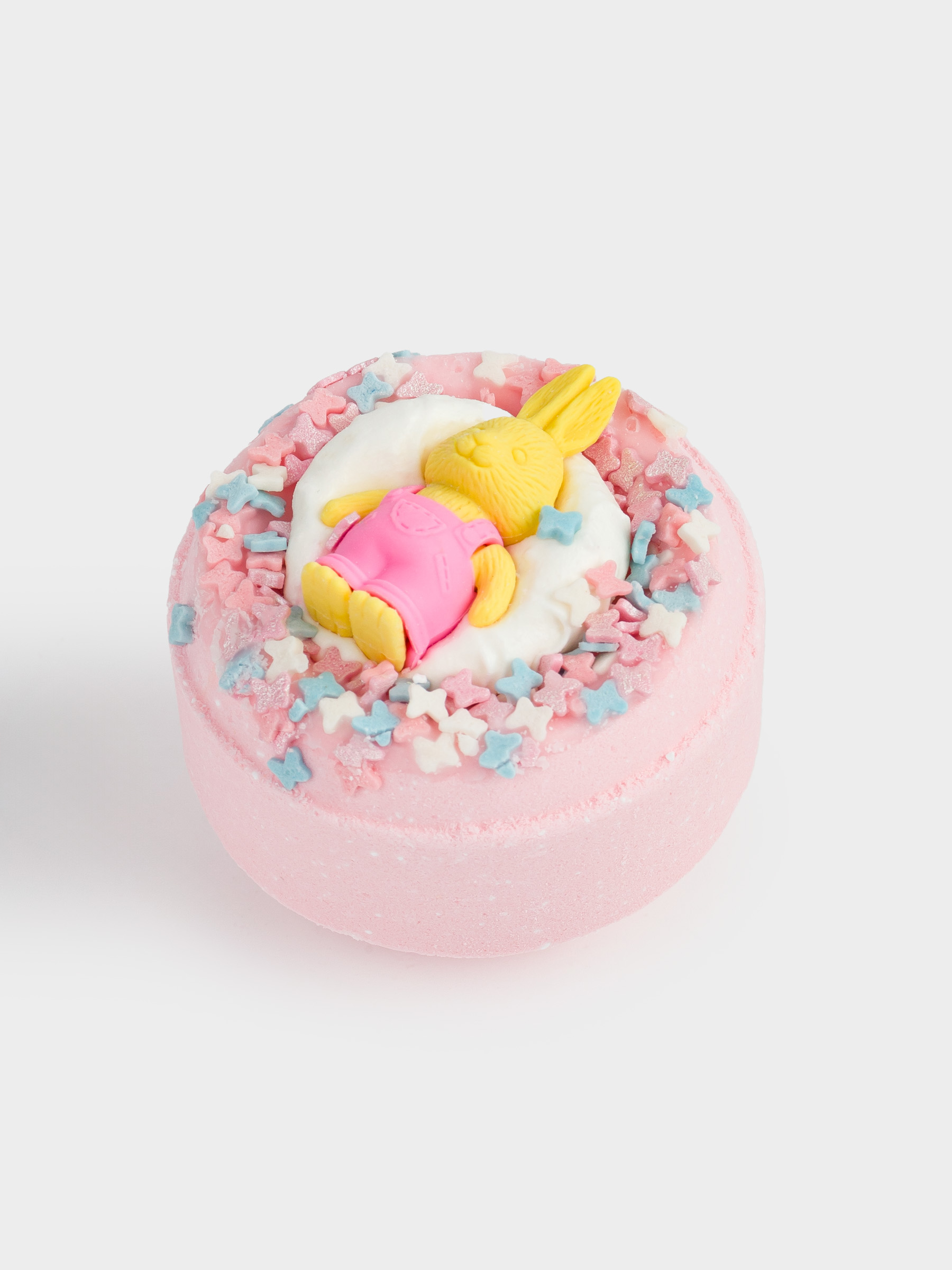 Бомбочка для ванны, 130 гр, с игрушкой, розовая, Клубника, Кролик, Rabbit, image-2