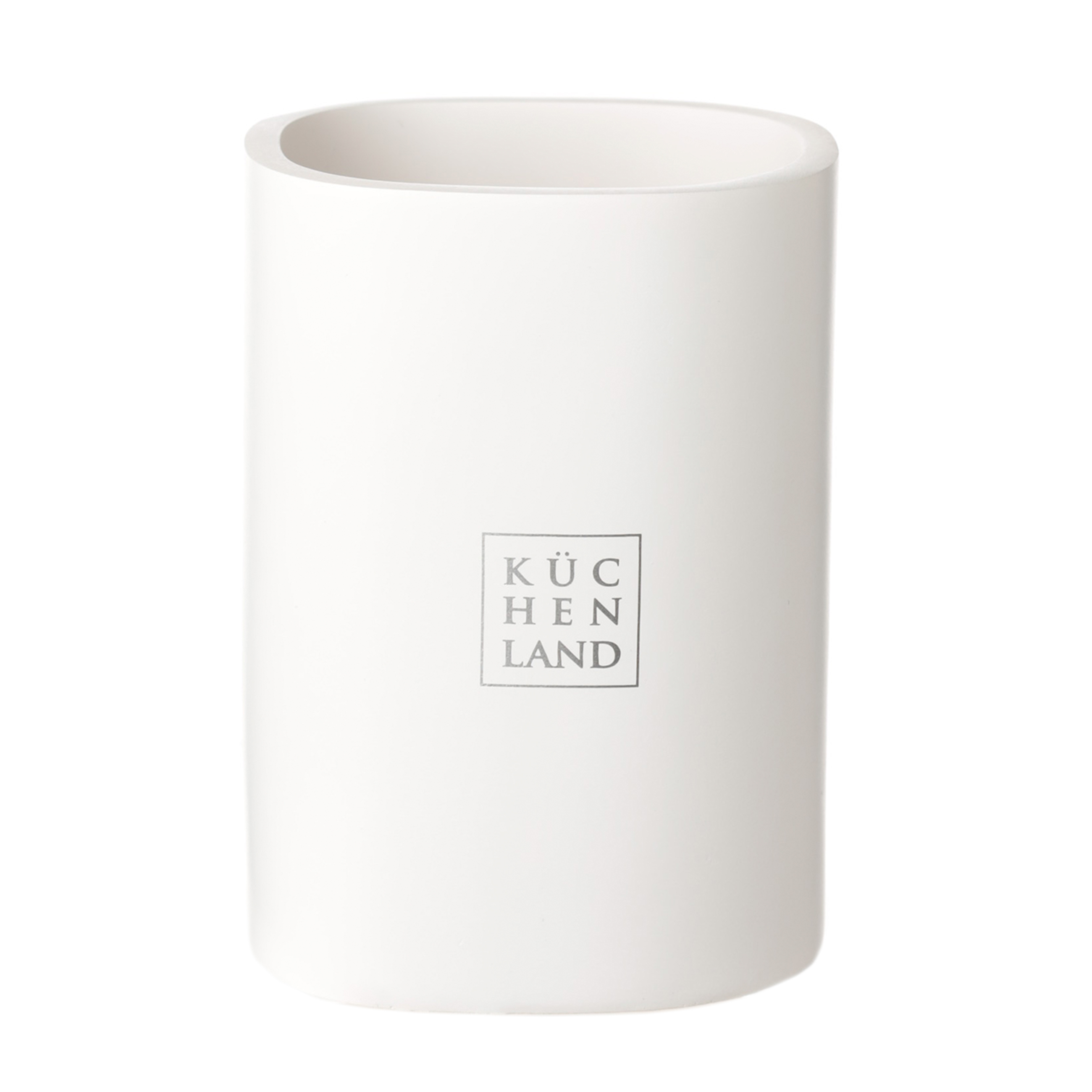 Жуынатын бөлмеге арналған стақан, 11 см, полирезин, ақ, Веста