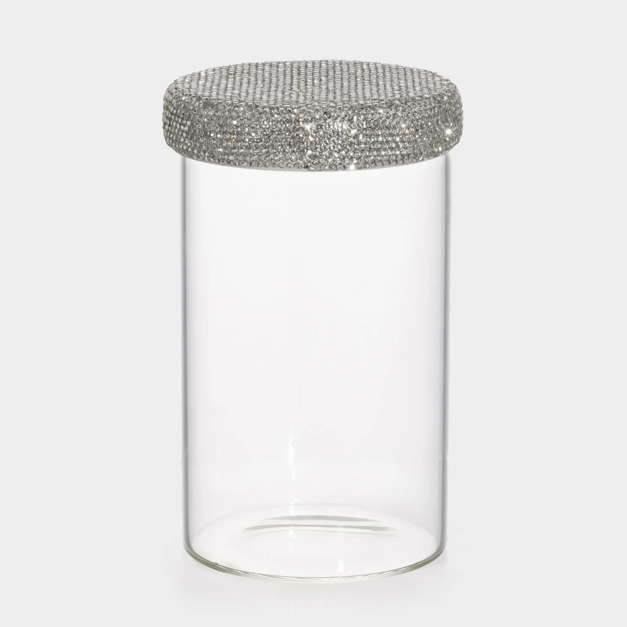 Сақтау ыдысы, 9х17 см, 850 мл, шыны Б/страздар, Crystal decor