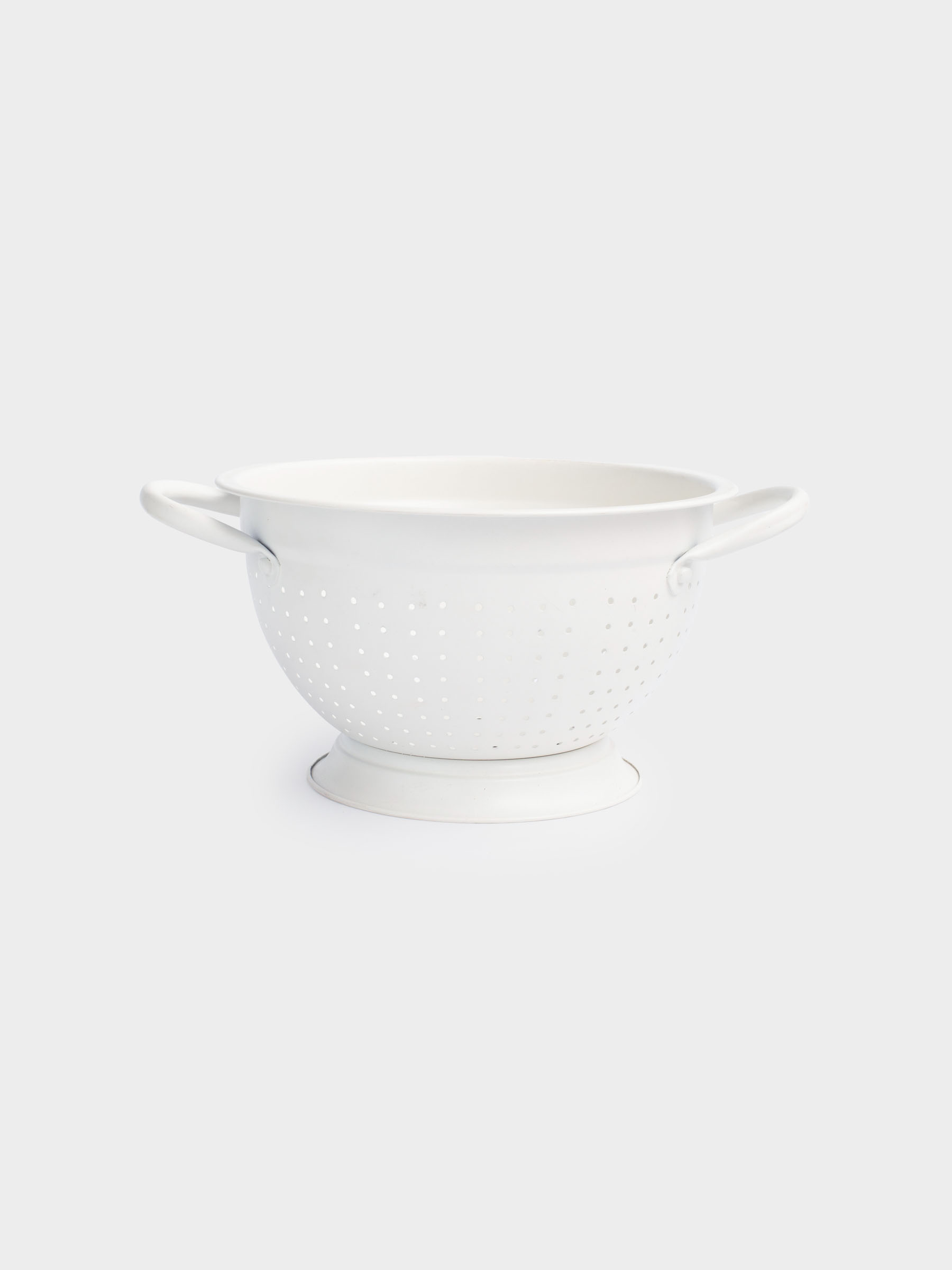 Сүзгі ожау, 22 см, екі тұтқасы бар, болат, сүт түсті, Soft, image-0
