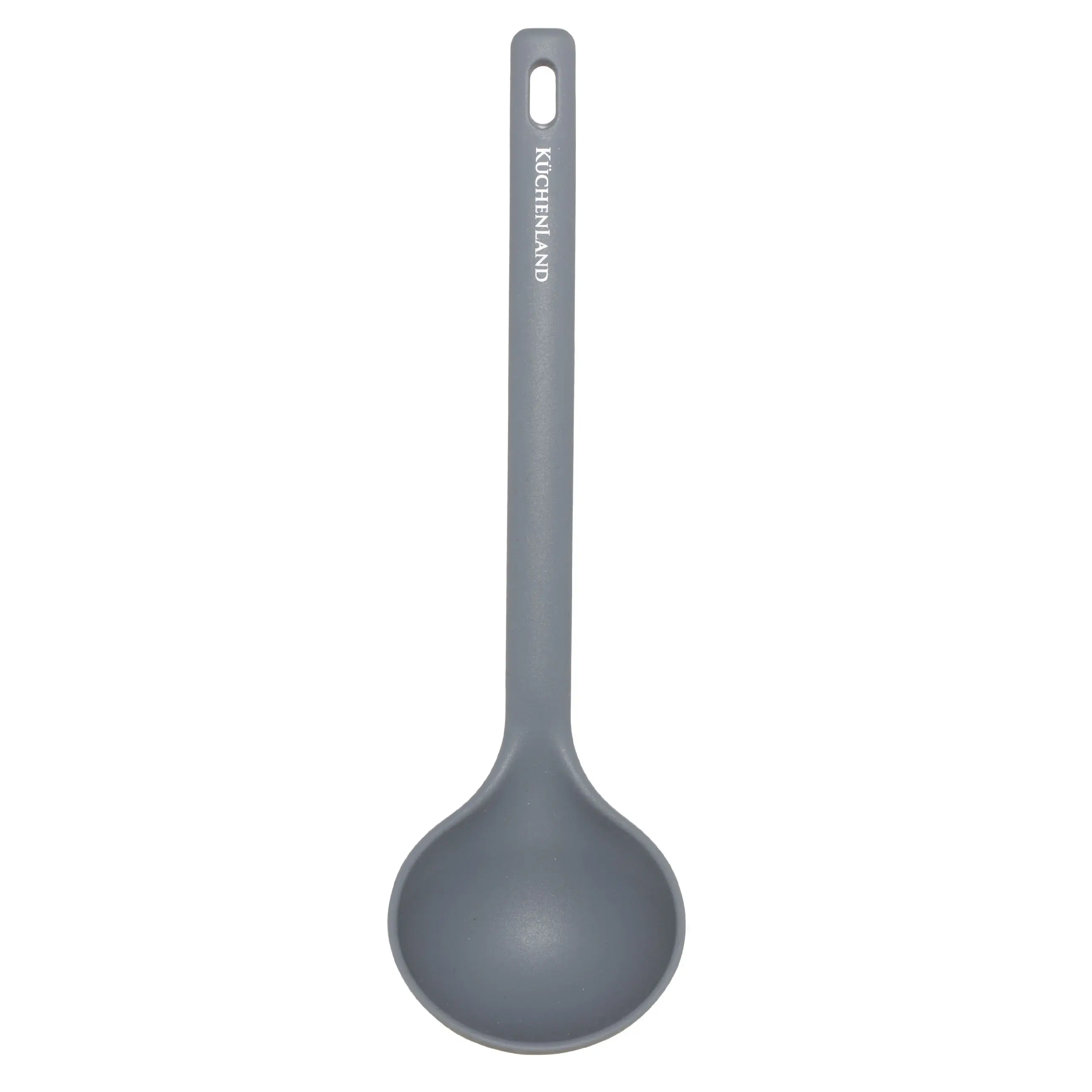 Половник, 30 см, силикон, серый, Grey steel, image-0
