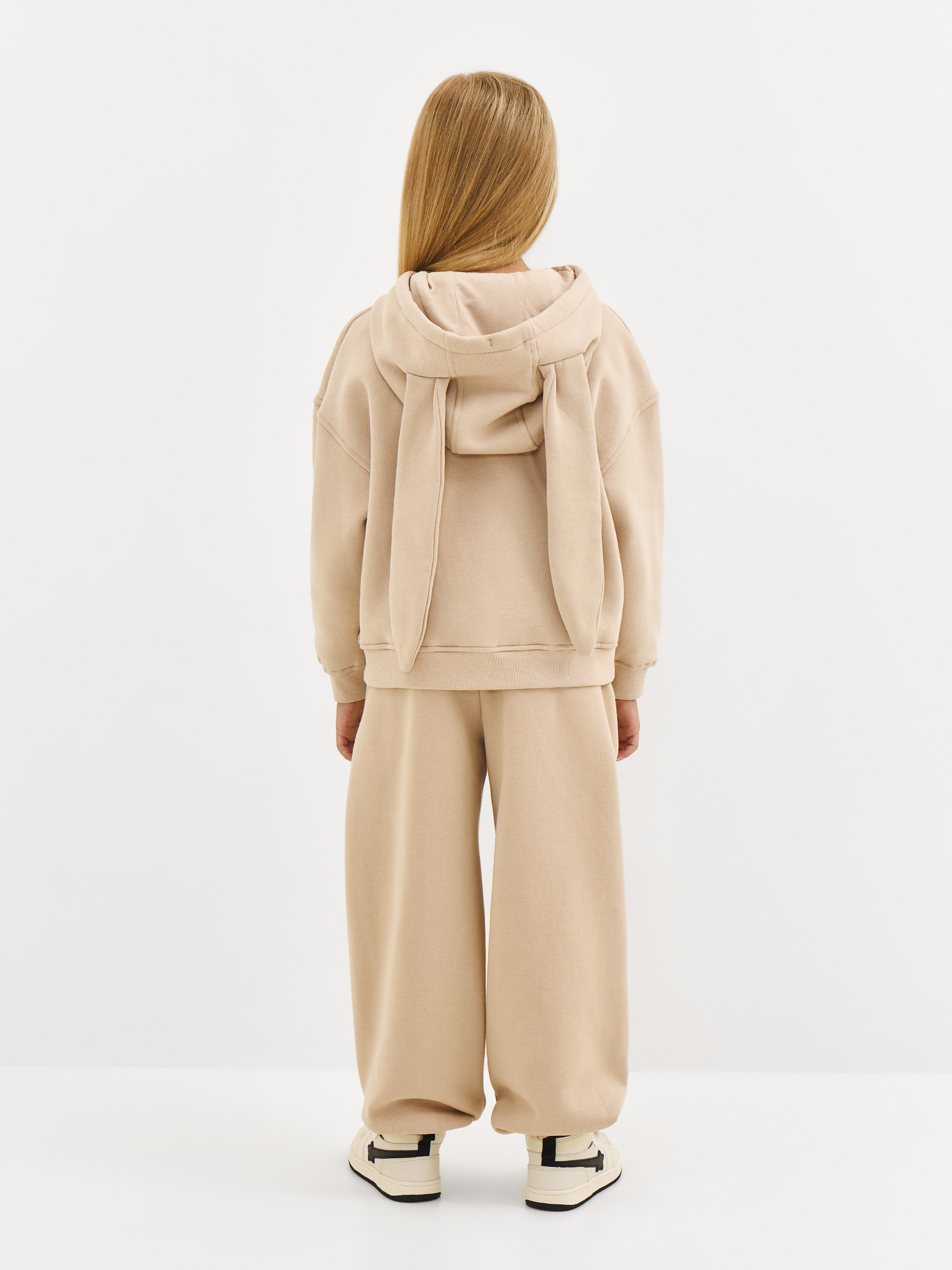 Худи детское, для девочек, бежевое, Abia, image-4