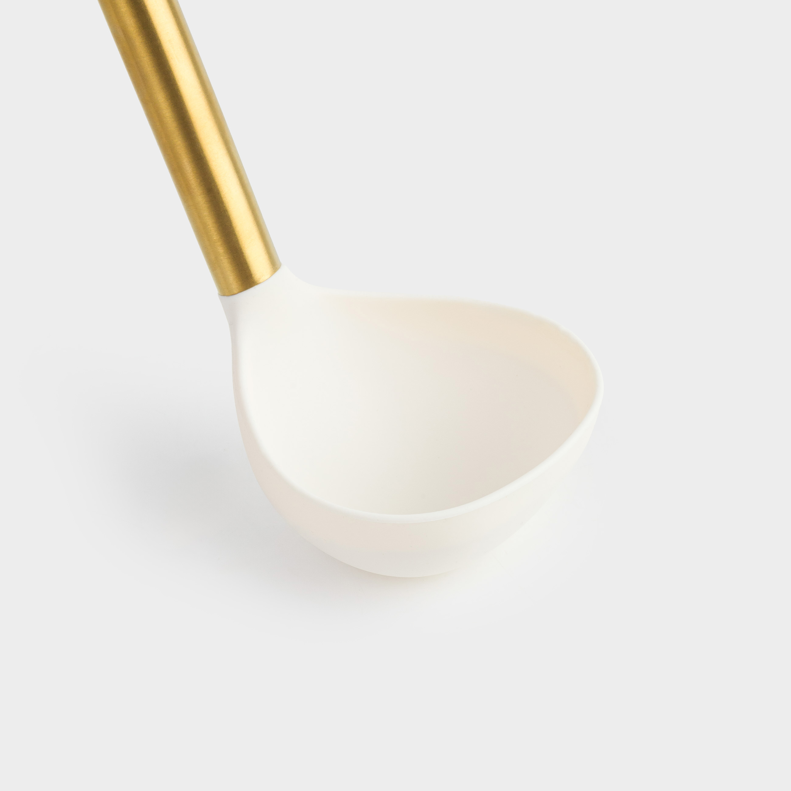 Половник, 31 см, силикон/сталь, молочный, Bello gold, image-5