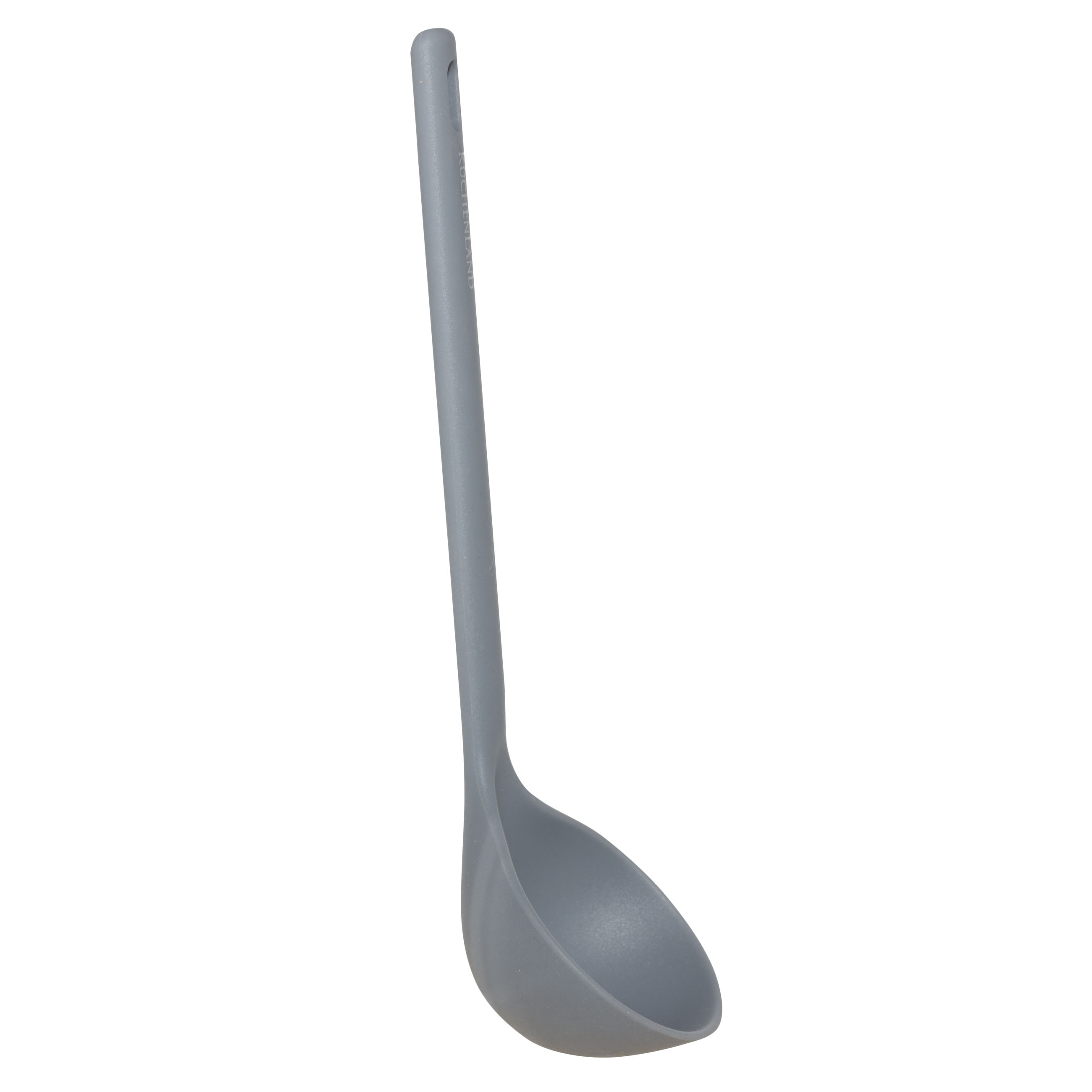 Половник, 30 см, силикон, серый, Grey steel, image-1