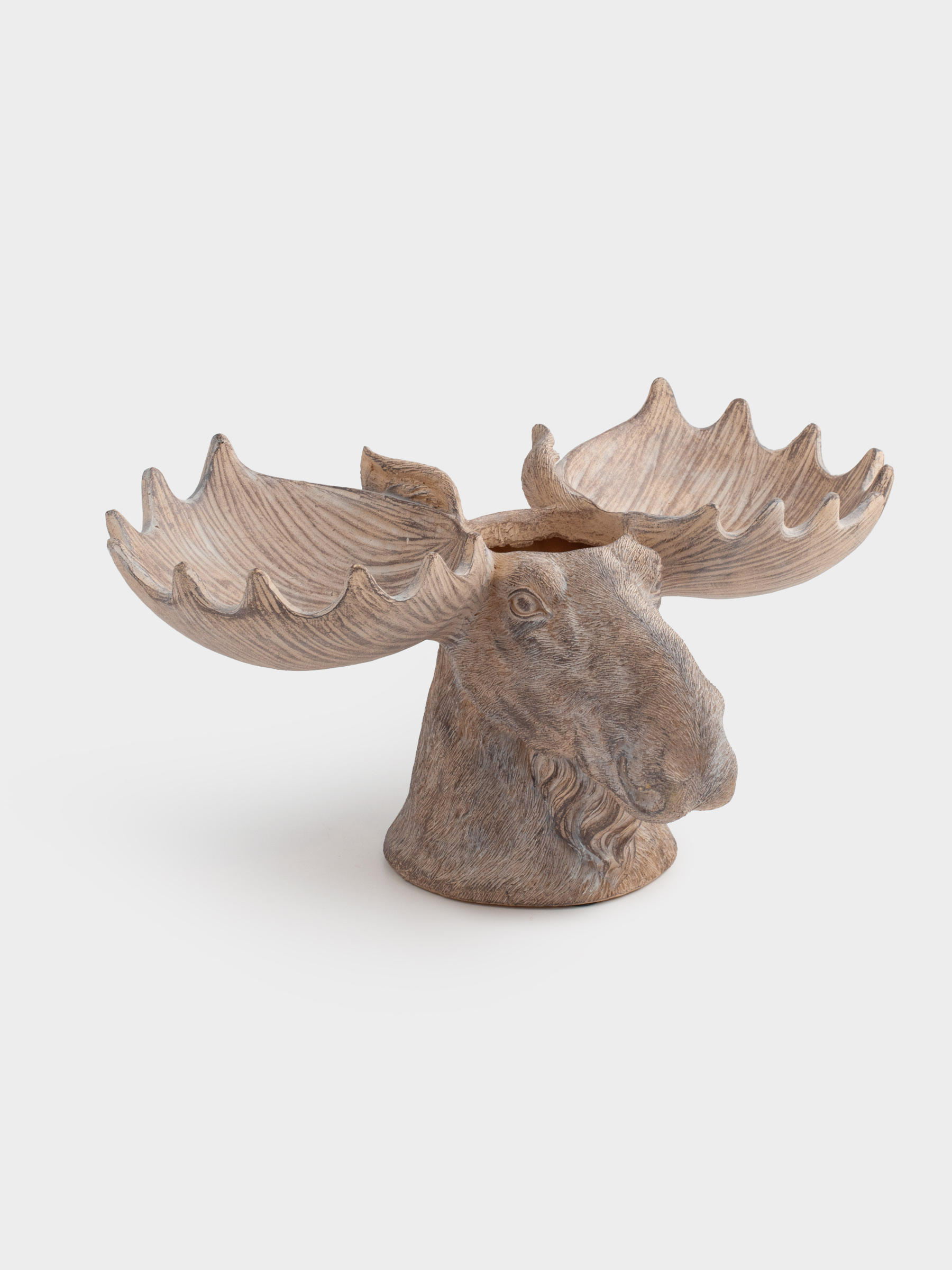 Бөлімі бар тәрелке, 26х см, 3 бөлім, керамика, қоңыр, Бұлан, Moose story, image-2