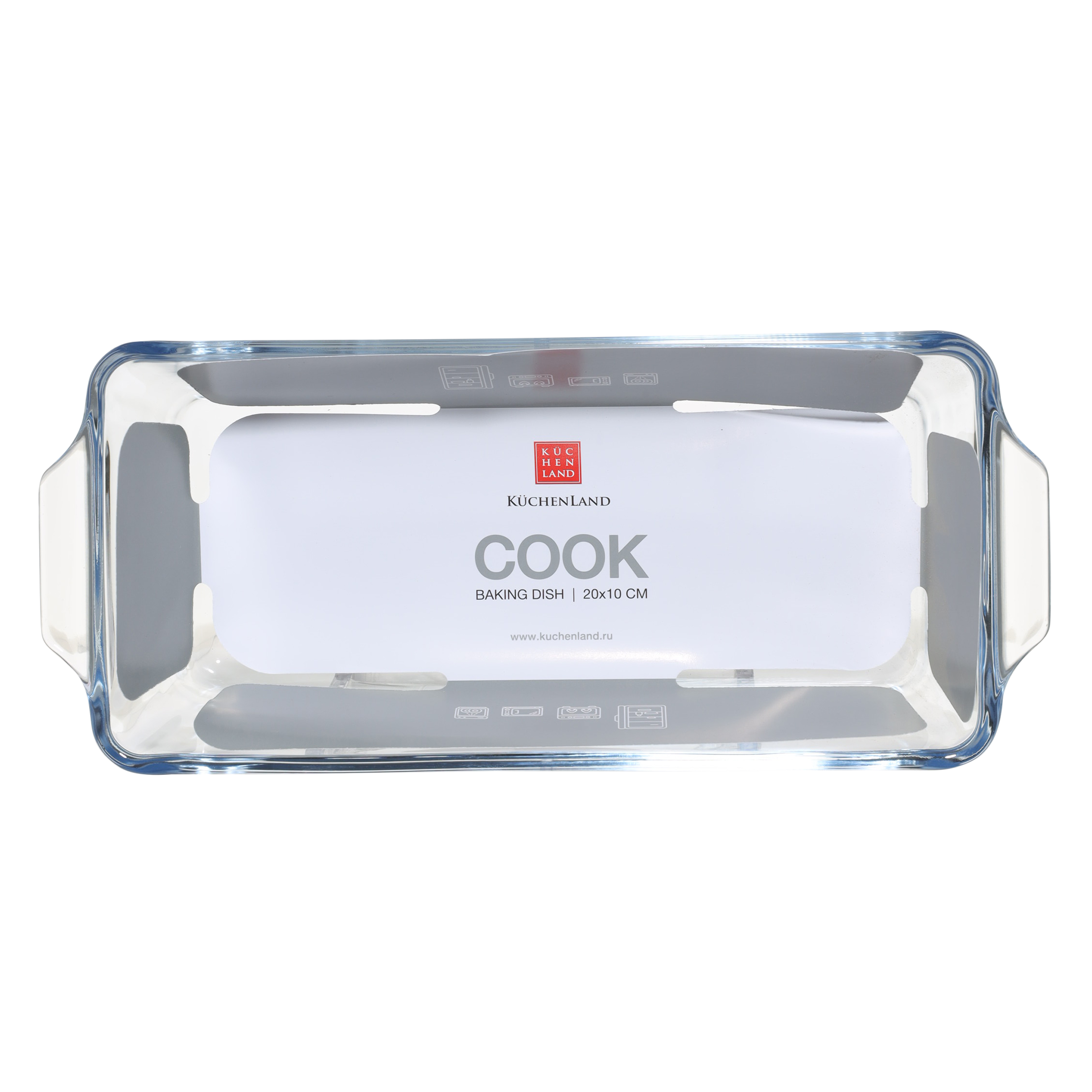 Форма для запекания, 20х10 см, стекло Т, прямоугольная, Cook, image-4