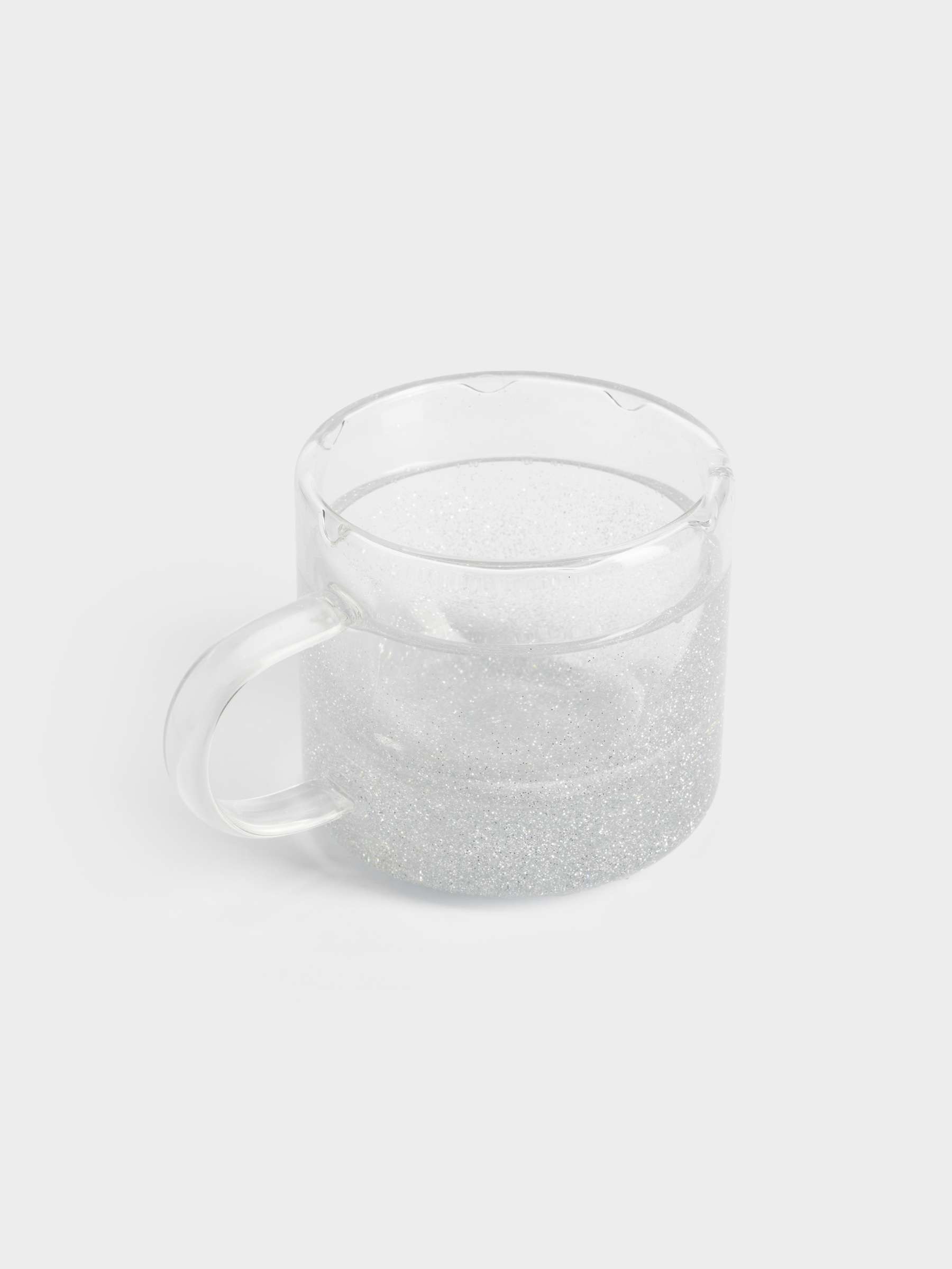 Саптыаяқ, 200 мл, шыны Б, ішінде жылтырақтары бар, Air decor, image-2