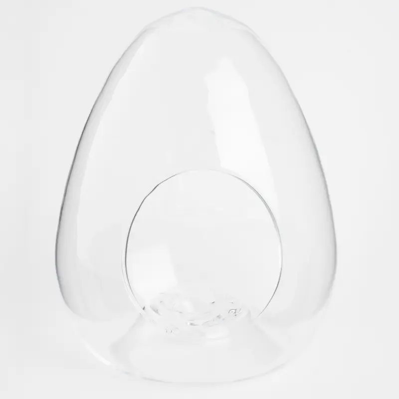 Конфетница, 23х26 см, стекло, Яйцо, Clear ,image-0