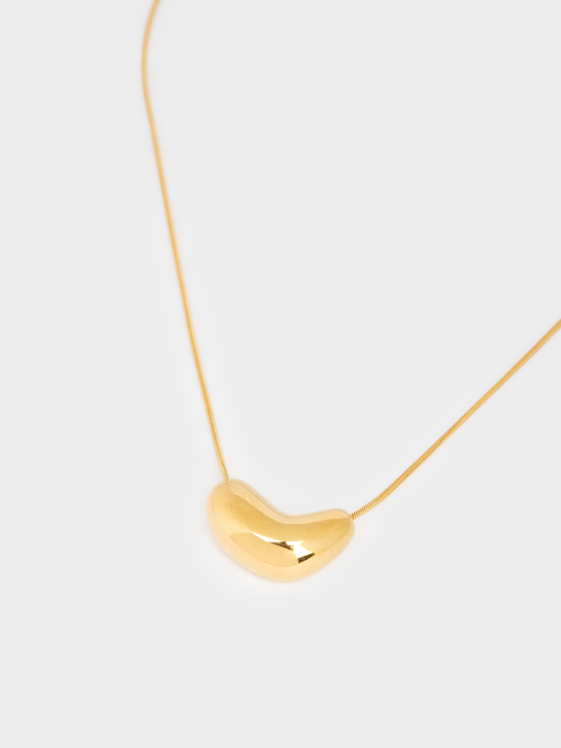 Шынжыр, 45 см, аспасы бар, металл, алтын, Jewelry, image-1