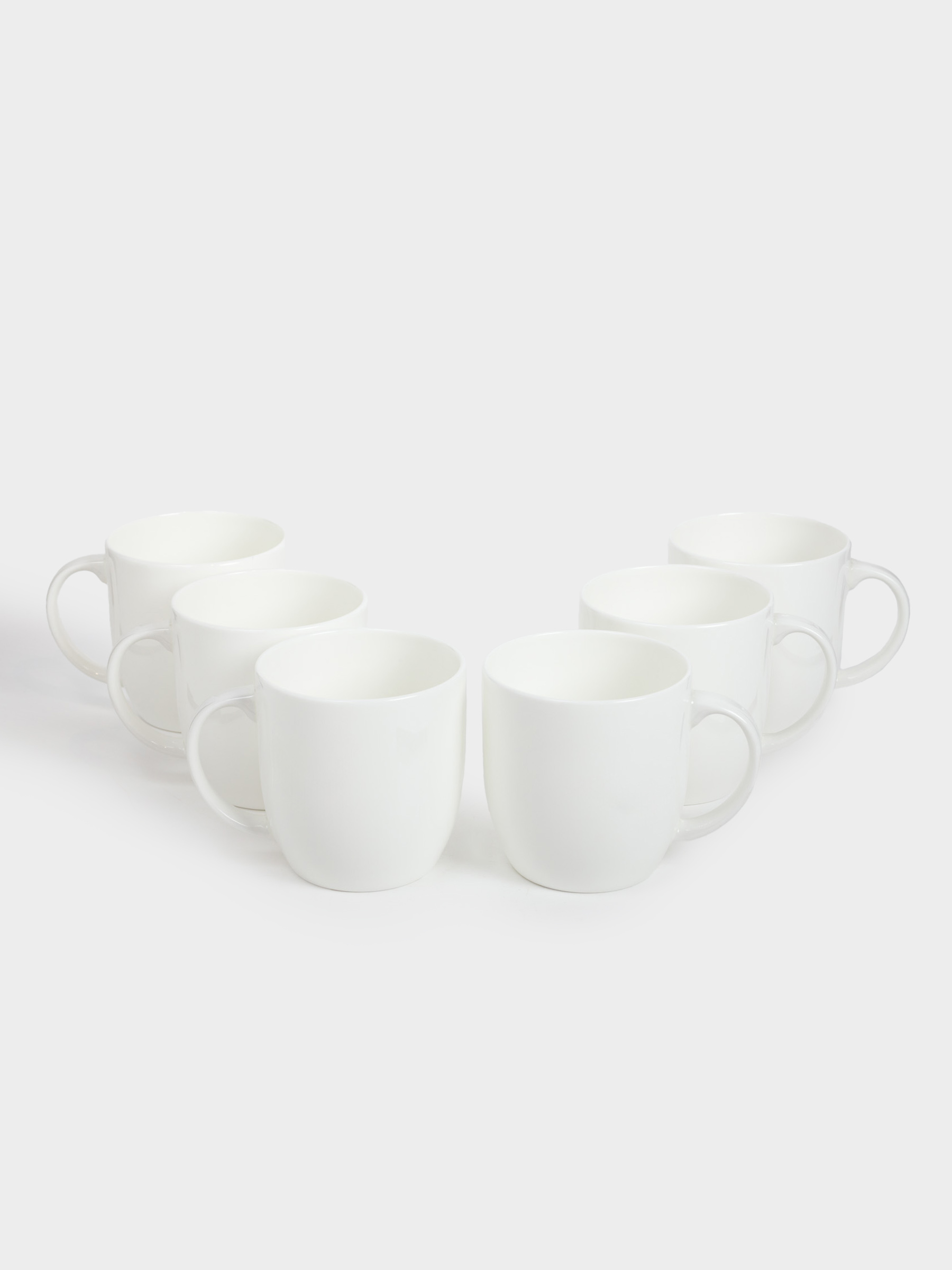 Саптыаяқ, 370 мл, 6 дана, фарфор F, ақ, Ideal white, image-3