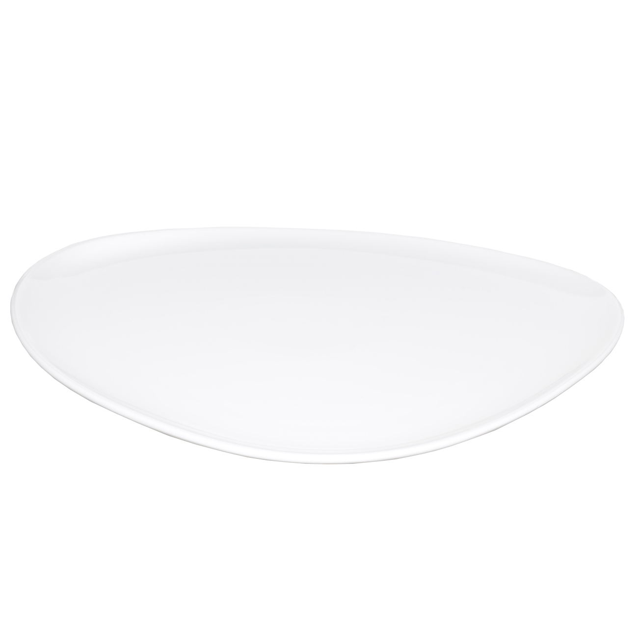 Тарелка закусочная, 23х21 см, фарфор P, белая, Synergy изображение № 3