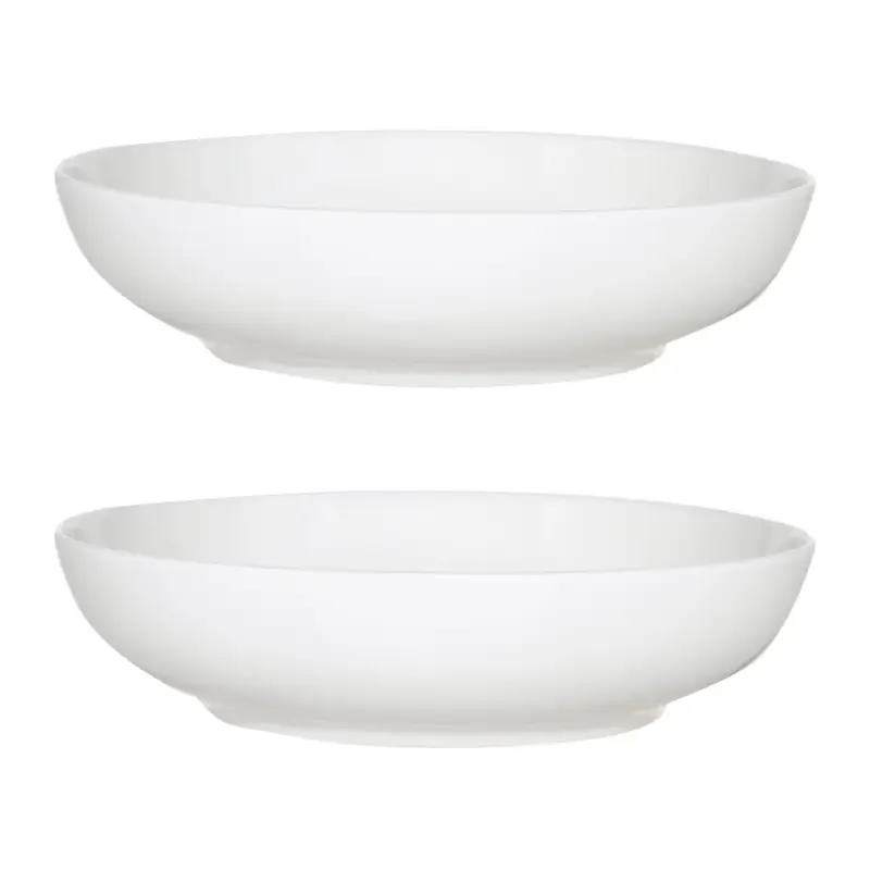 Тарелка суповая, 20х5 см, 2 шт, фарфор F, белая, Ideal white, image-0