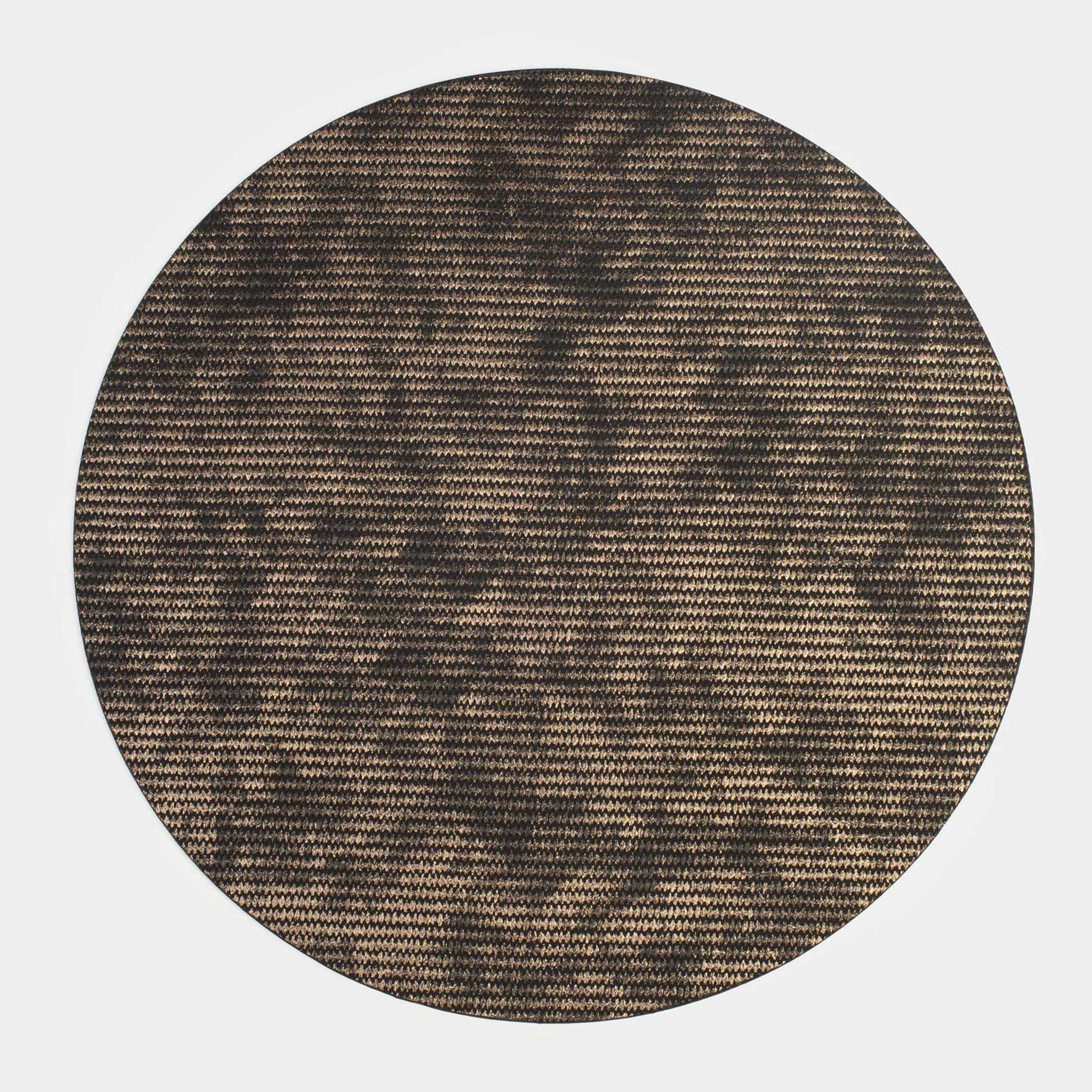 Аспаптарға арналған майлық, 38 см, ПВХ/полиэстер, дөңгелек, қара және алтын, Rock