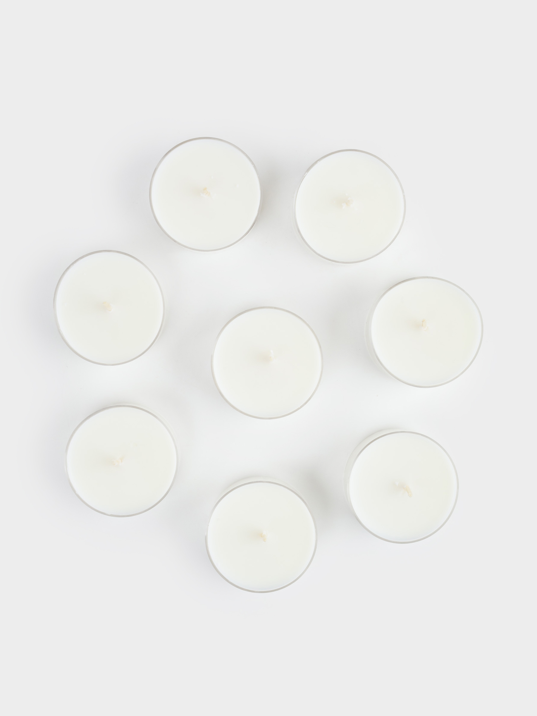 Свеча чайная, ароматическая, 6 см, 8 шт, чайная, Cinnamon, Luxury white, image-1