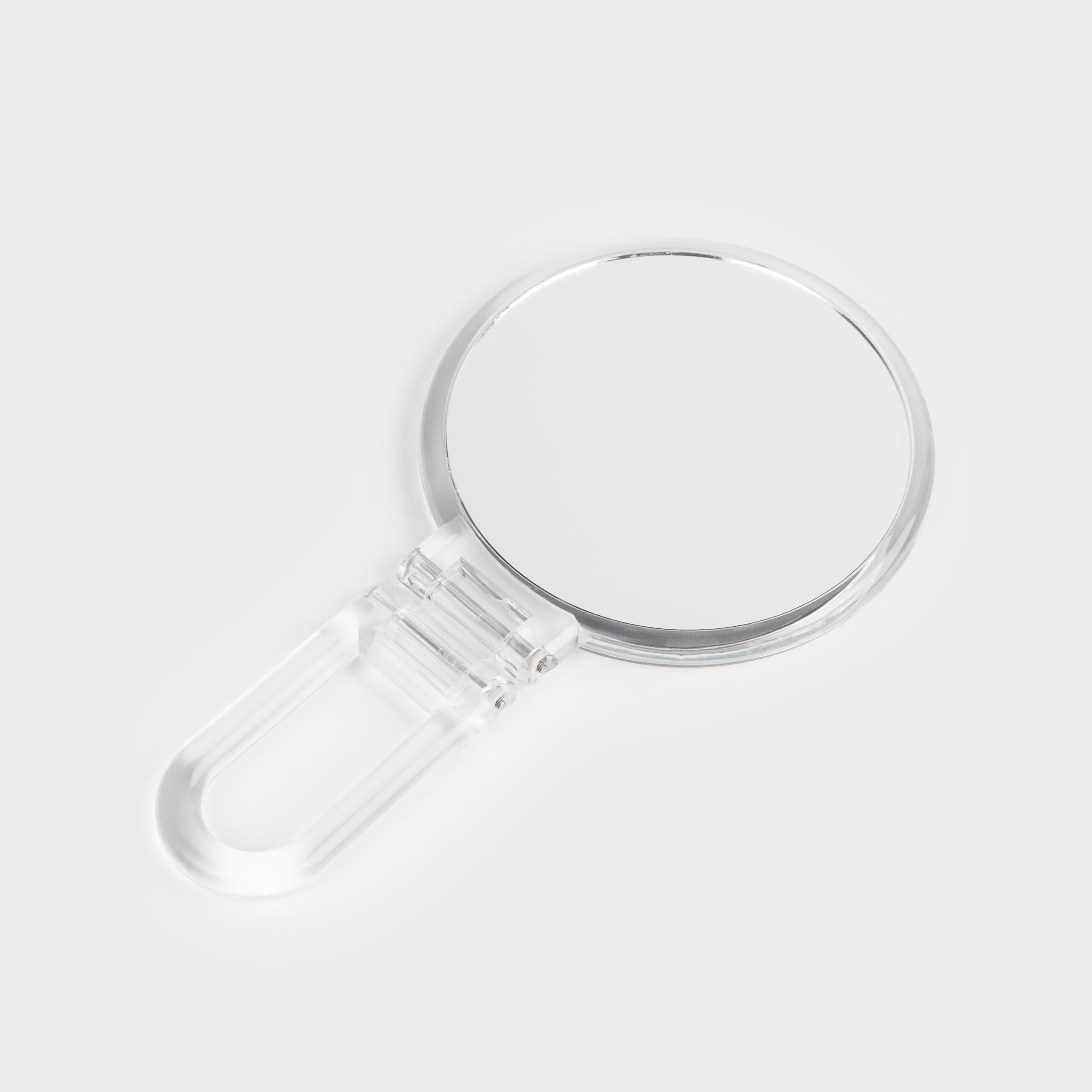 Үстел айнасы, 23x13 / 11 см, екі жақты, жиналмалы, тірек-тұтқа, пластик, дөңгелек, Messa, image-2