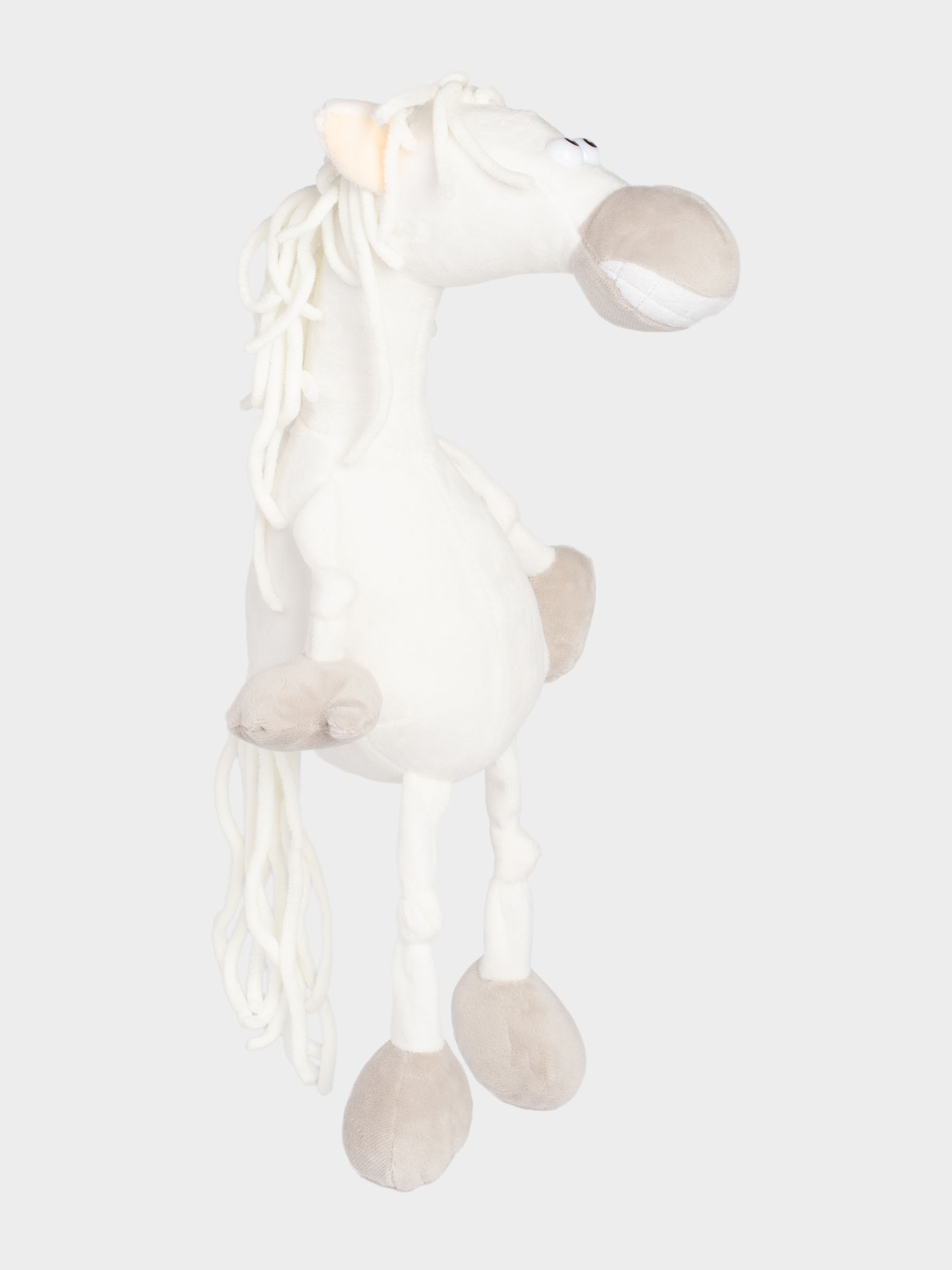 Ойыншық, 45 см, жұмсақ, полиэстер, ақ, Жылқы, Horse toy, image-1