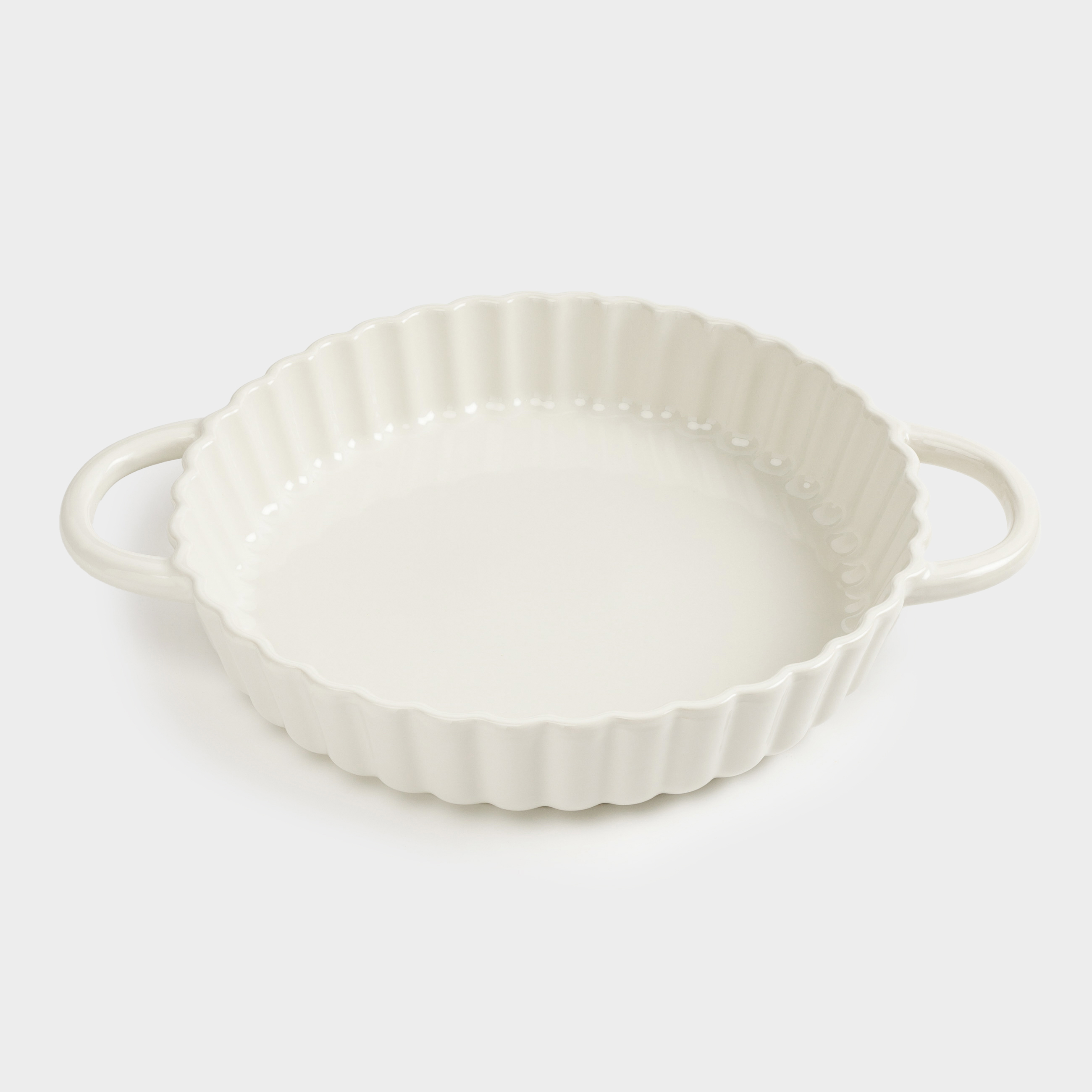 Форма для запекания, 28 см, керамика, круглая, молочная, Cakes ivory, image-2