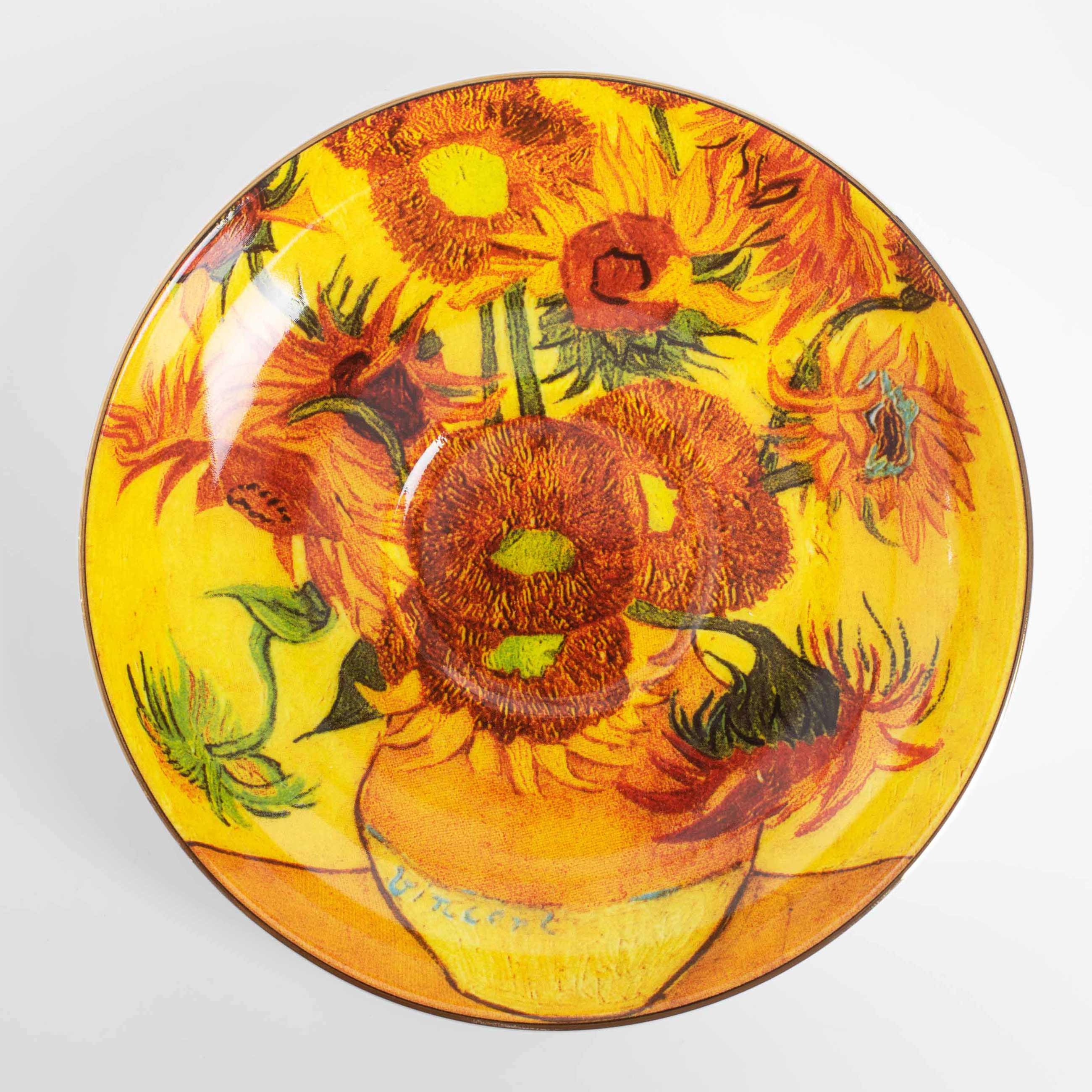 Шай жұбы, 1 адам, 2 зат, 210 мл, фарфор F, Күнбағыс, Ван Гог, Art sunflowers изображение № 5